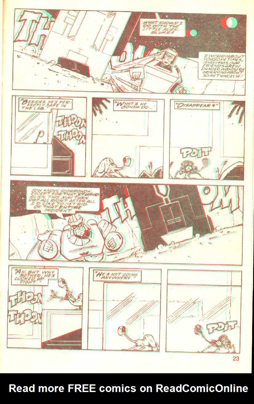 Read online The Transformers in 3-D comic -  Issue #1 - 24