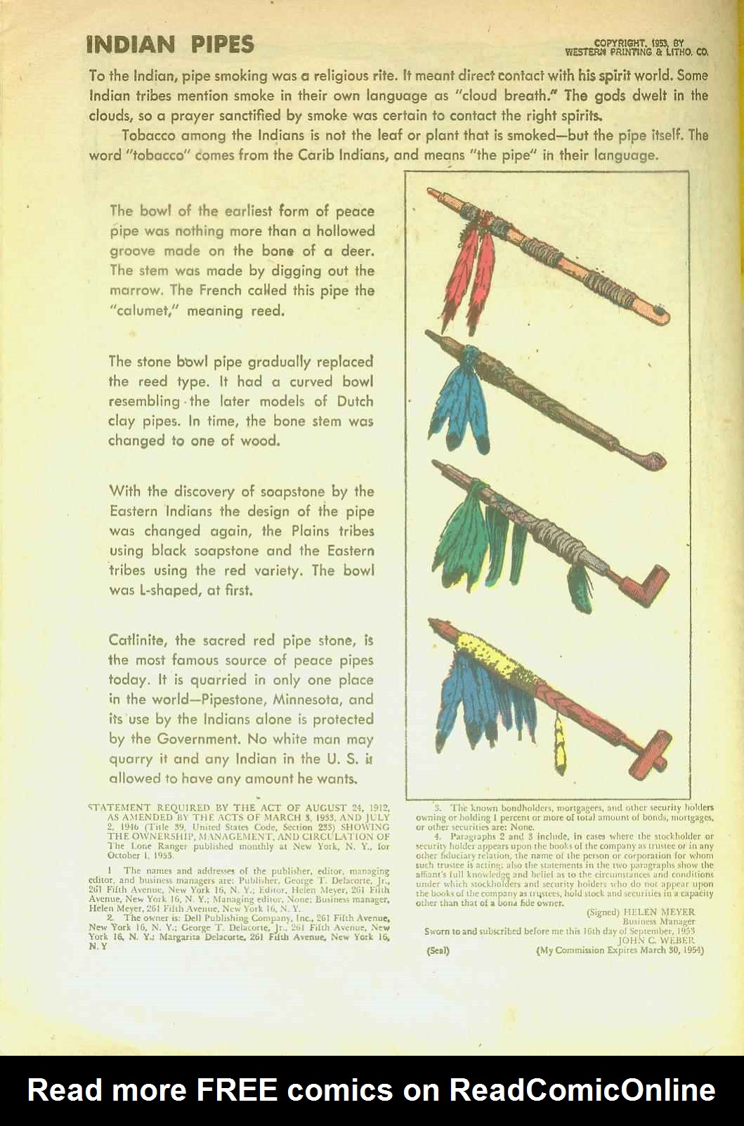 Read online The Lone Ranger (1948) comic -  Issue #67 - 50