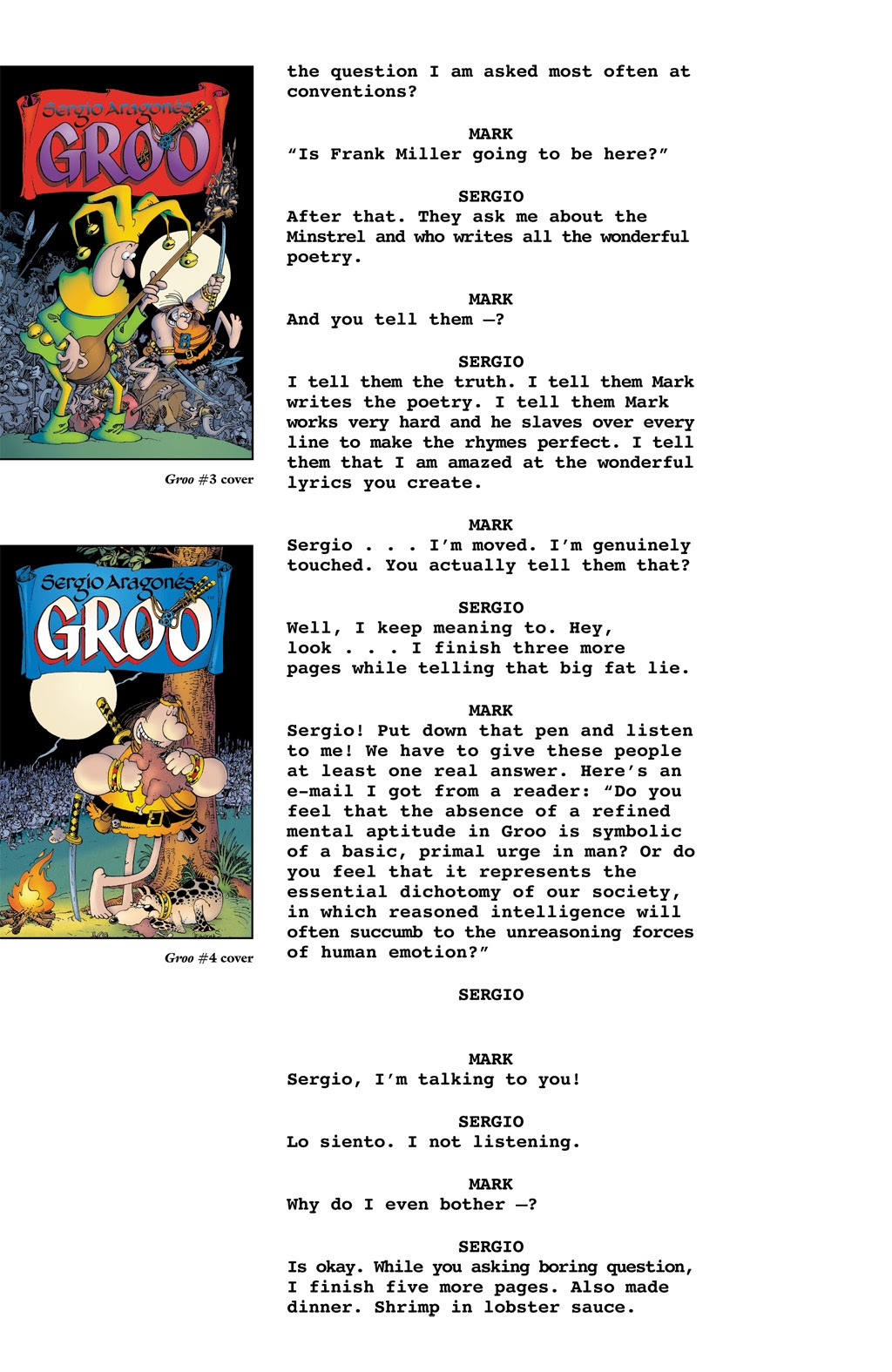 Read online Sergio Aragonés' Groo: The Most Intelligent Man In The World comic -  Issue # TPB - 103