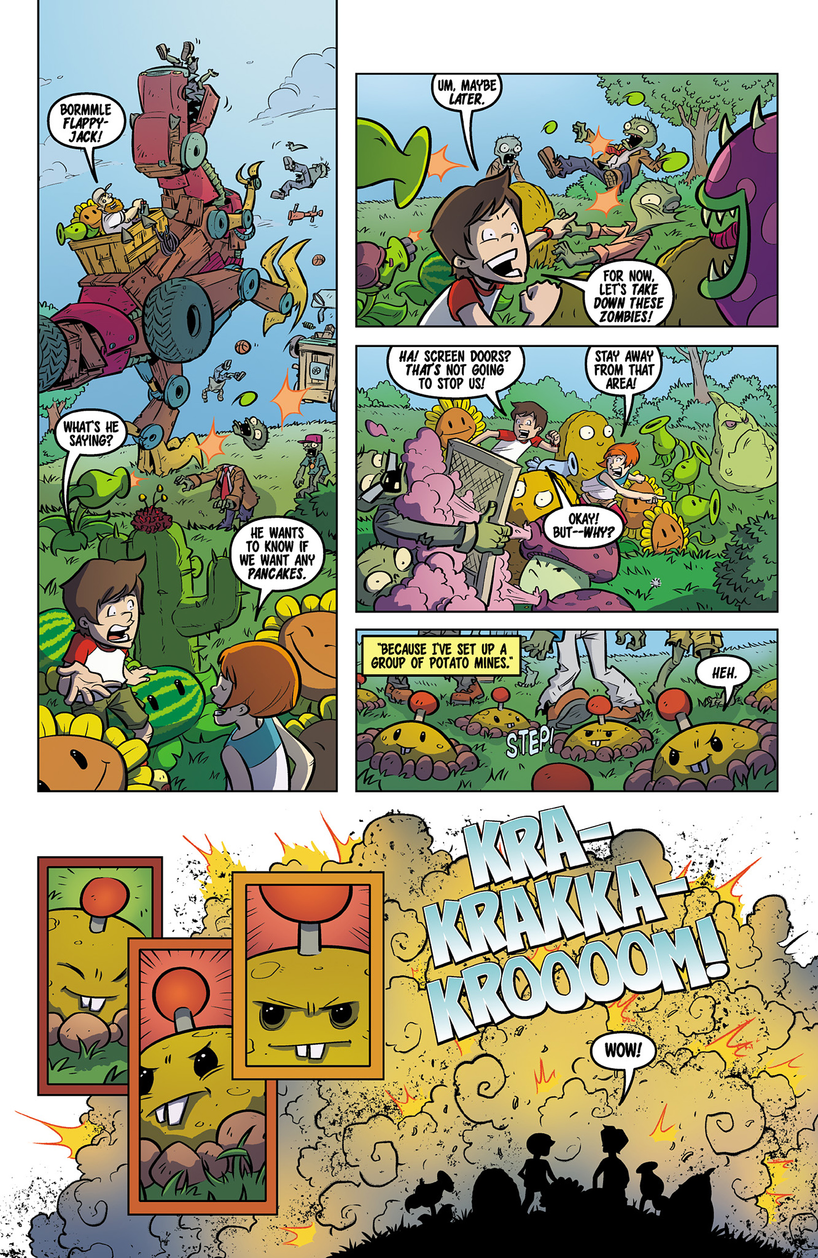 Read online Plants vs. Zombies: Lawnmageddon comic -  Issue #6 - 13