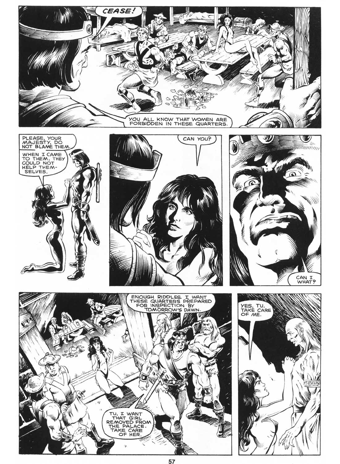 Read online The Savage Sword Of Conan comic -  Issue #158 - 59