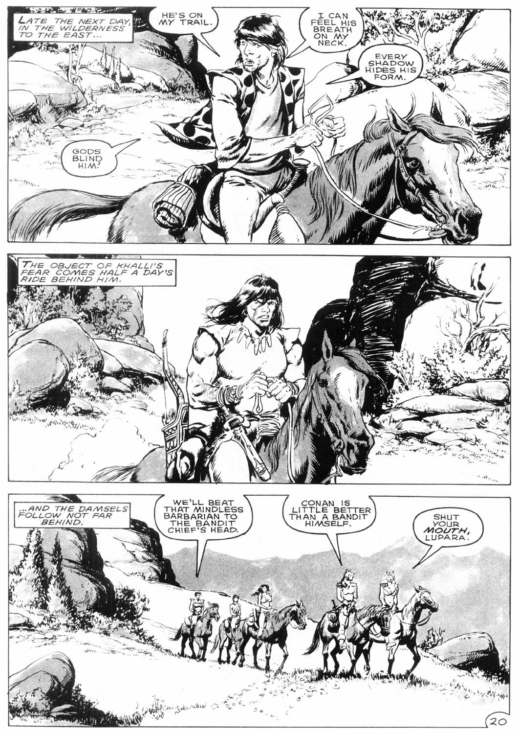 Read online The Savage Sword Of Conan comic -  Issue #154 - 23