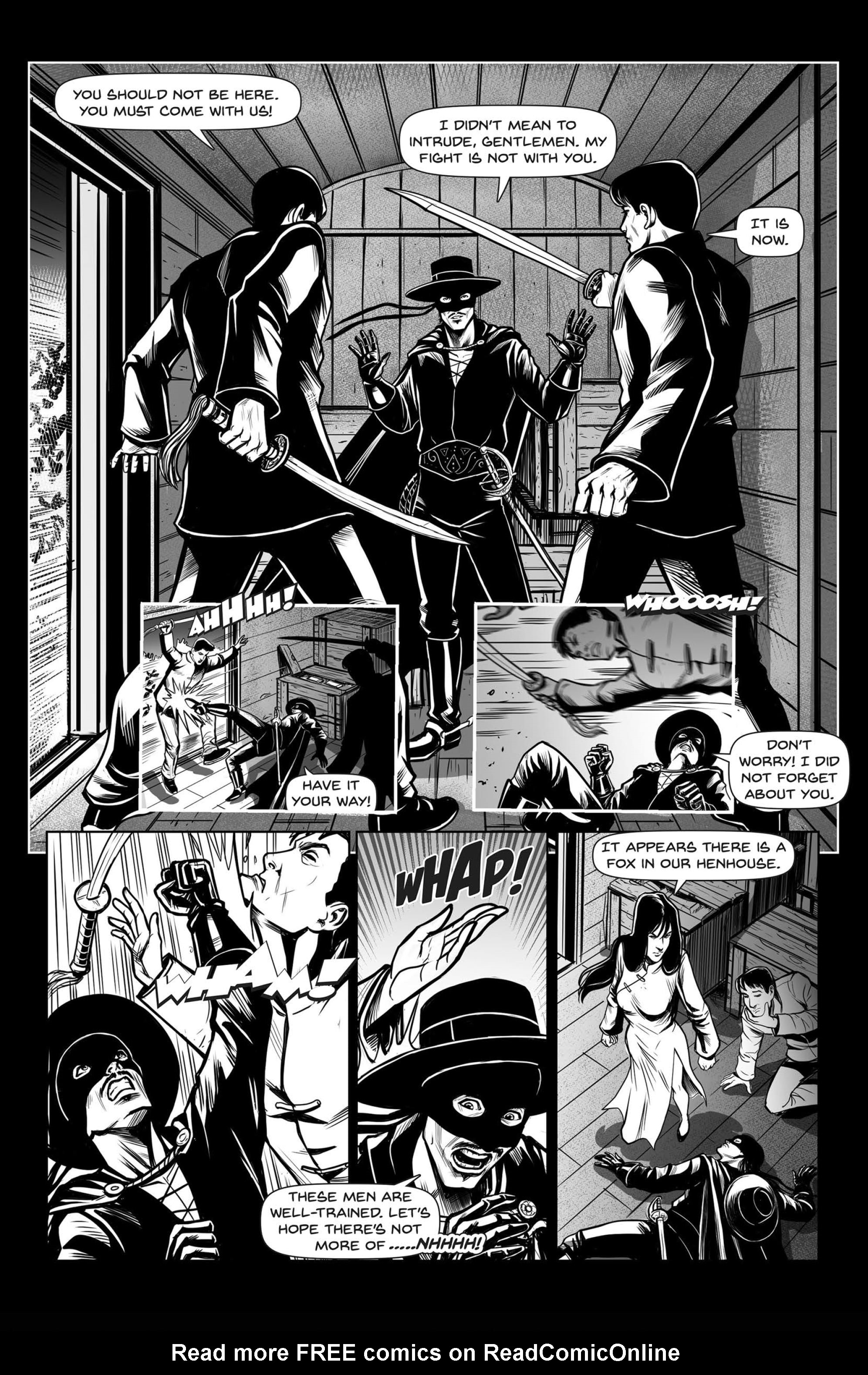 Read online Zorro Black & White Noir comic -  Issue # Full - 14