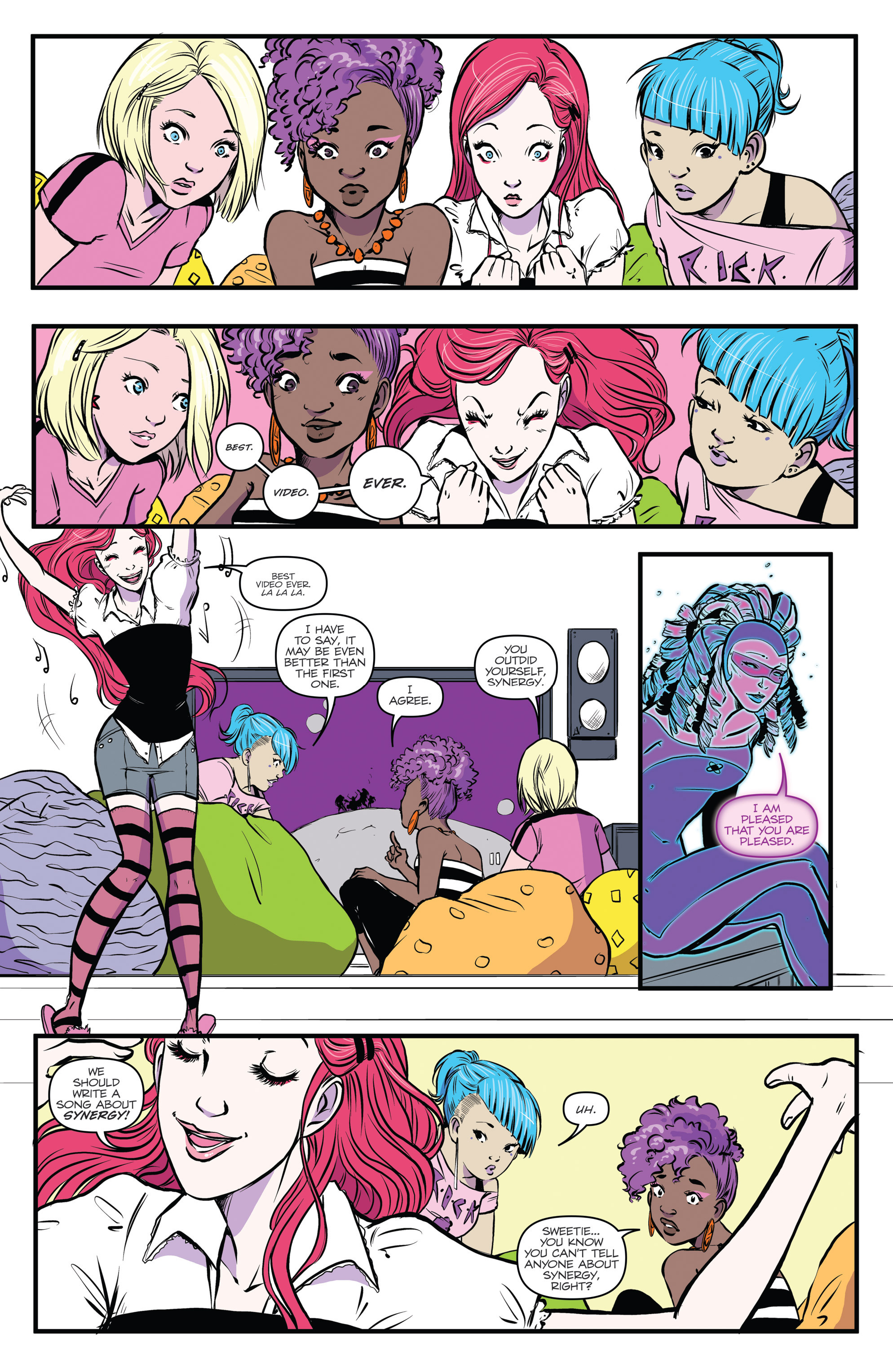 Read online Jem and The Holograms comic -  Issue #8 - 9