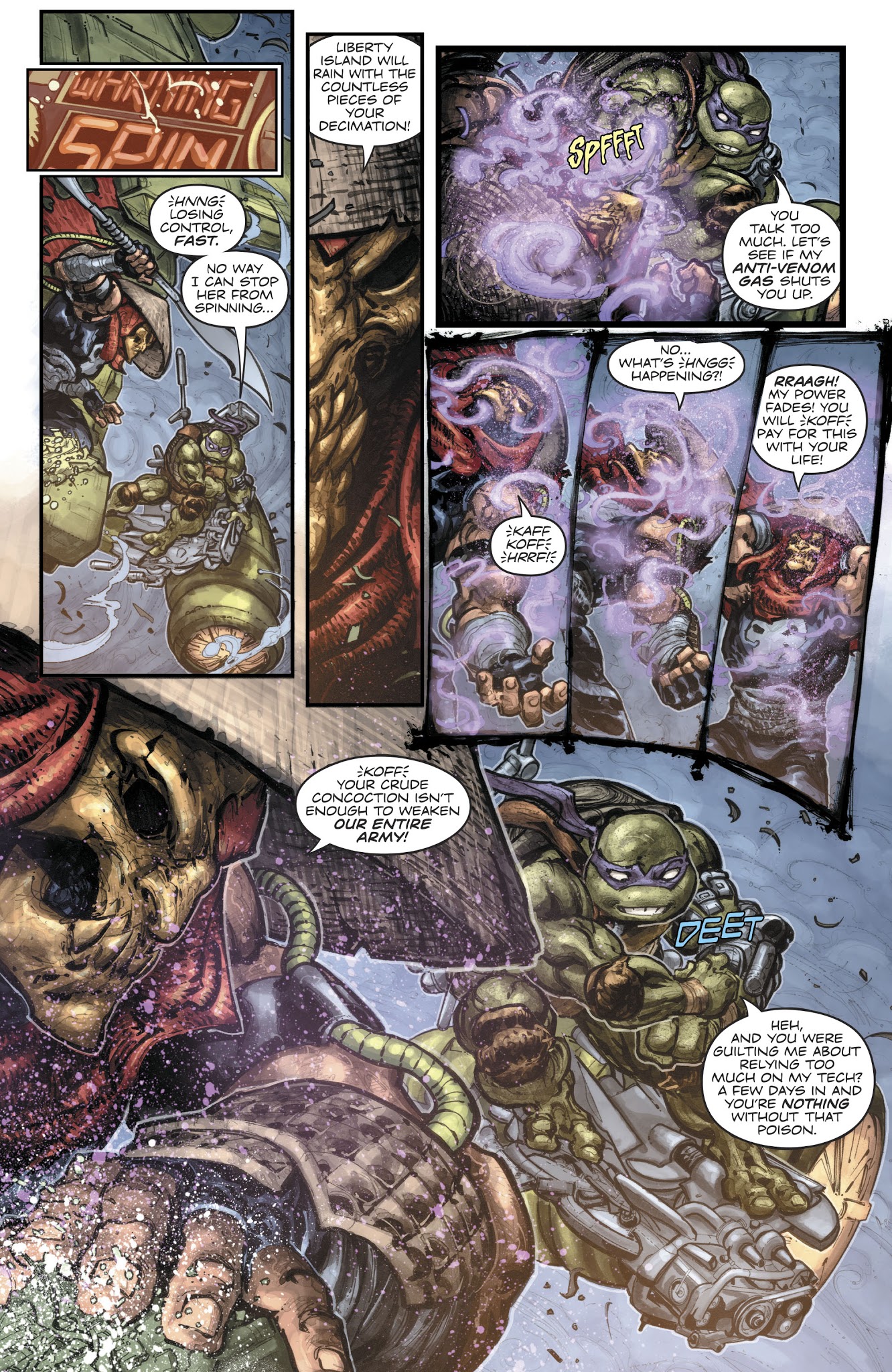 Read online Batman/Teenage Mutant Ninja Turtles II comic -  Issue #6 - 6
