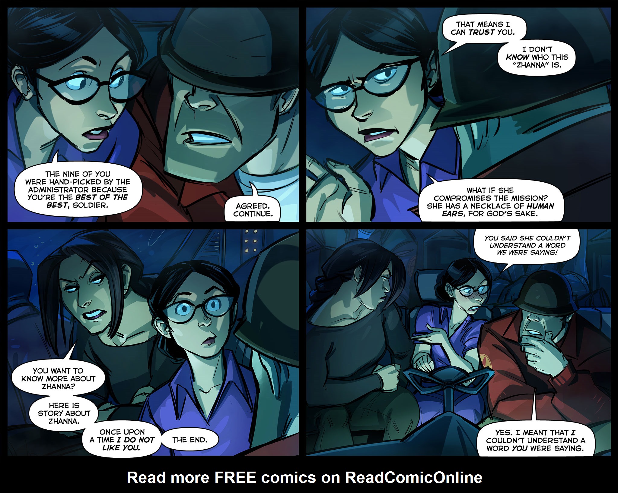 Read online Team Fortress 2 comic -  Issue #4 - 72
