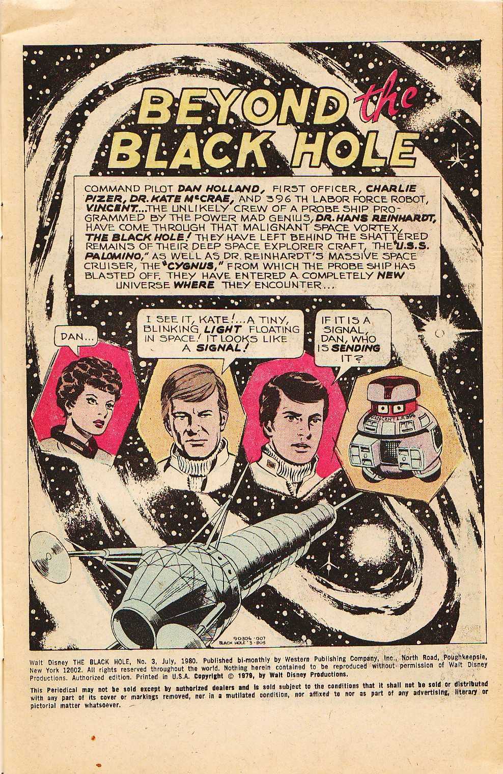 Read online Walt Disney The Black Hole comic -  Issue #3 - 3