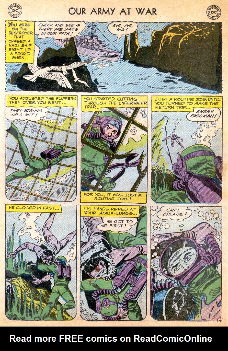 Read online Our Army at War (1952) comic -  Issue #45 - 13