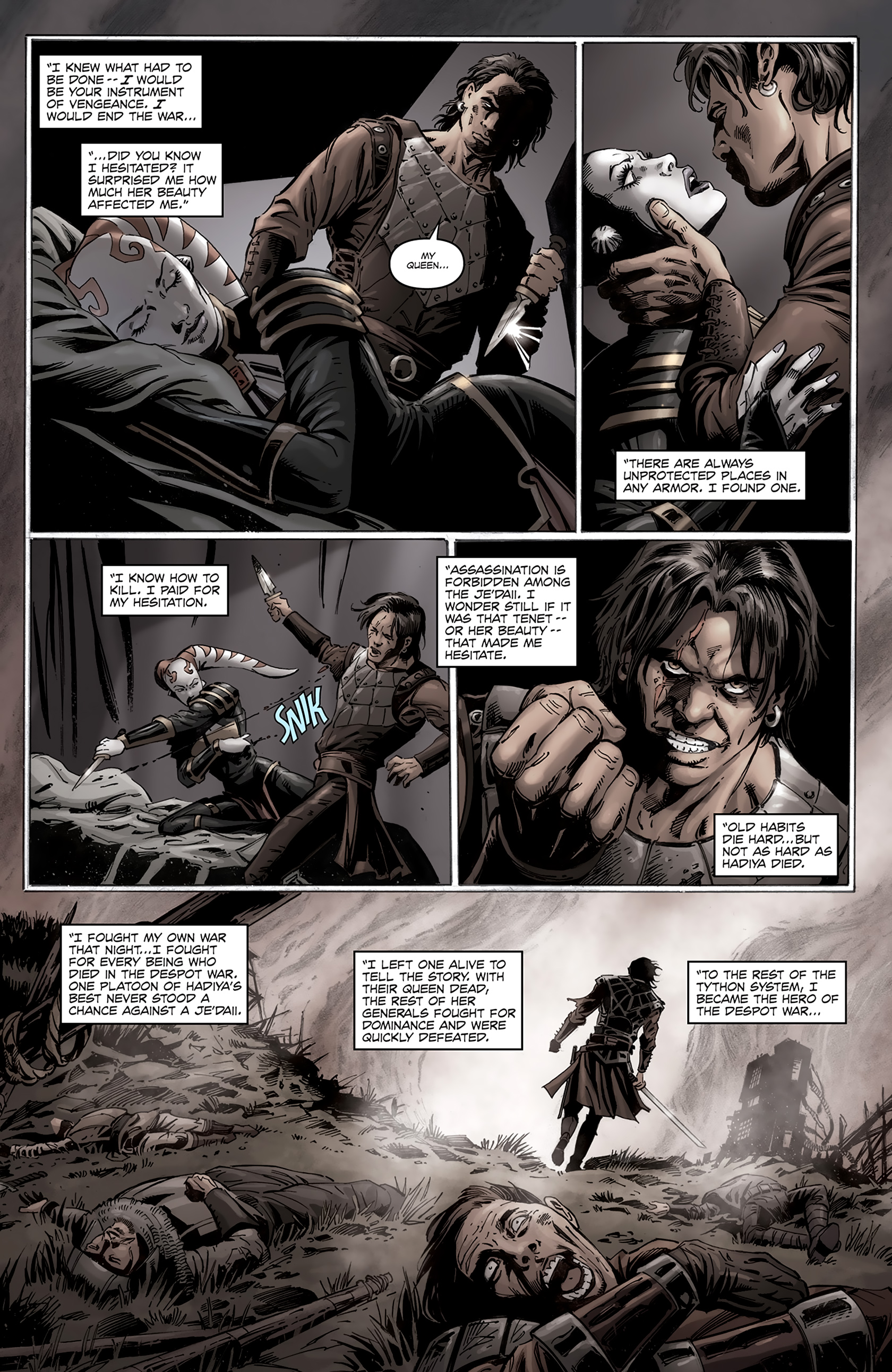 Read online Star Wars: Dawn of the Jedi - Prisoner of Bogan comic -  Issue #5 - 6