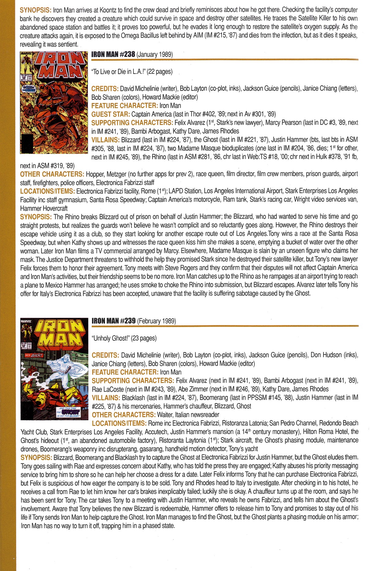 Read online Official Index to the Marvel Universe comic -  Issue #7 - 34