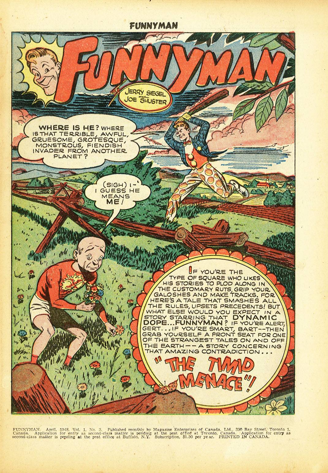 Read online Funnyman comic -  Issue #3 - 3