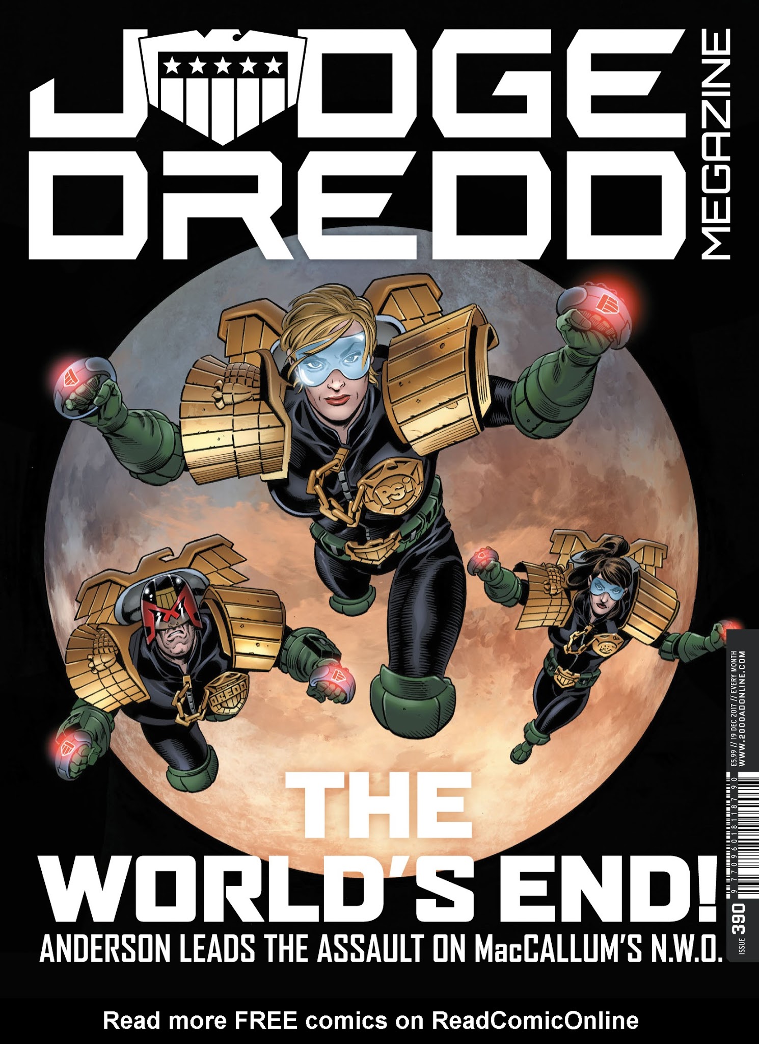 Read online Judge Dredd Megazine (Vol. 5) comic -  Issue #390 - 1