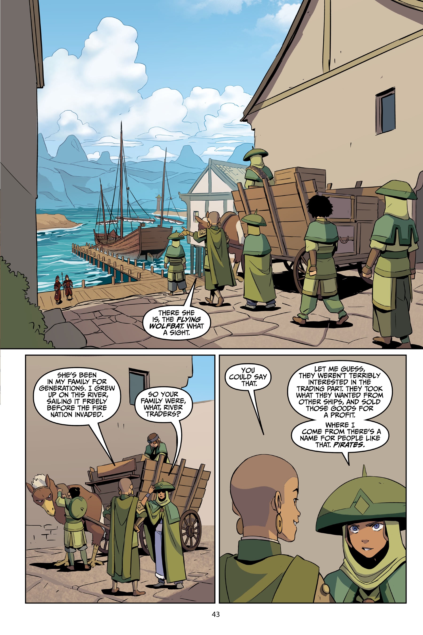 Read online Avatar: The Last Airbender—Katara and the Pirate's Silver comic -  Issue # TPB - 44
