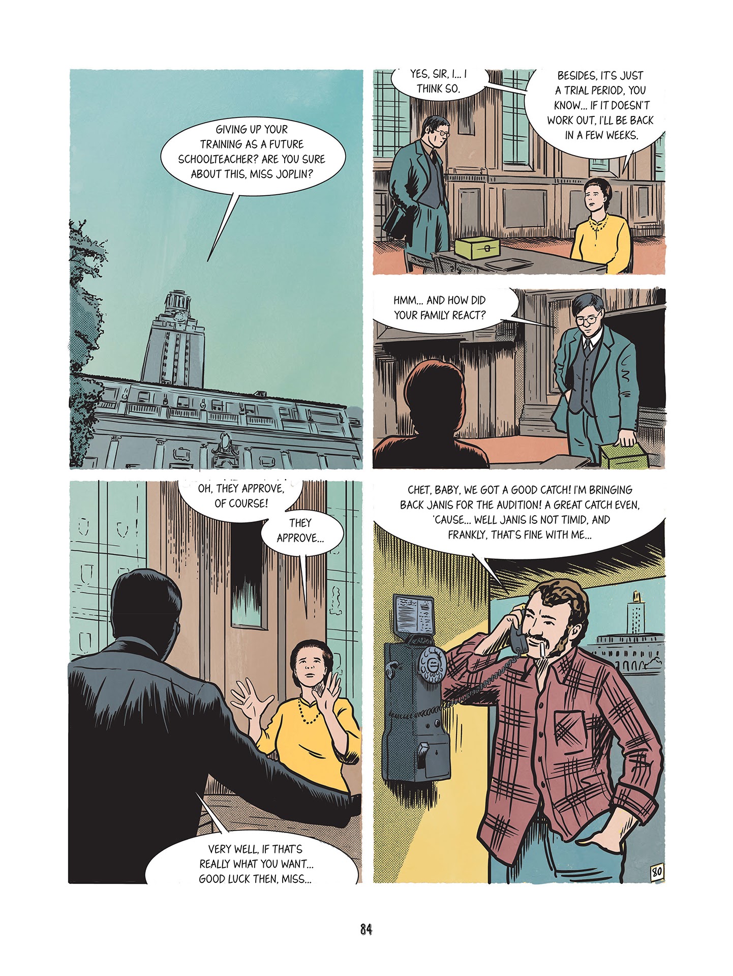 Read online Love Me Please!: The Story of Janis Joplin comic -  Issue # TPB (Part 1) - 84