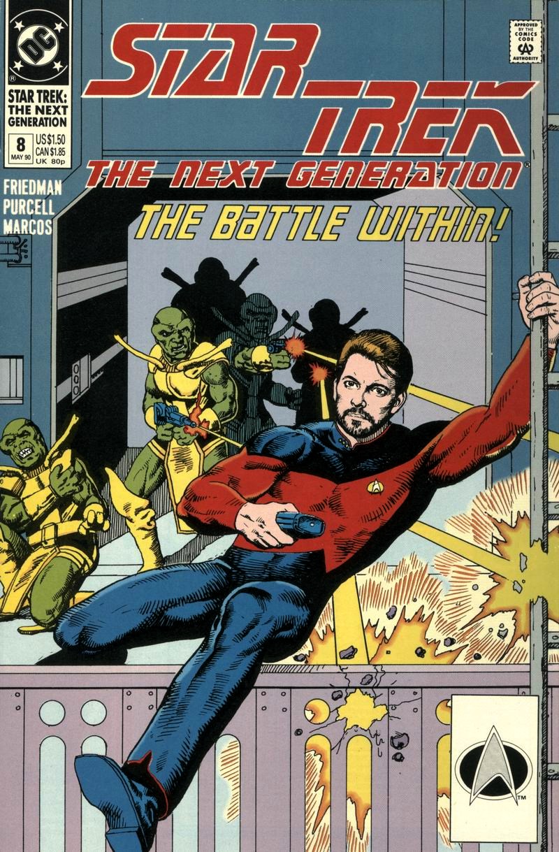 Read online Star Trek: The Next Generation (1989) comic -  Issue #8 - 1