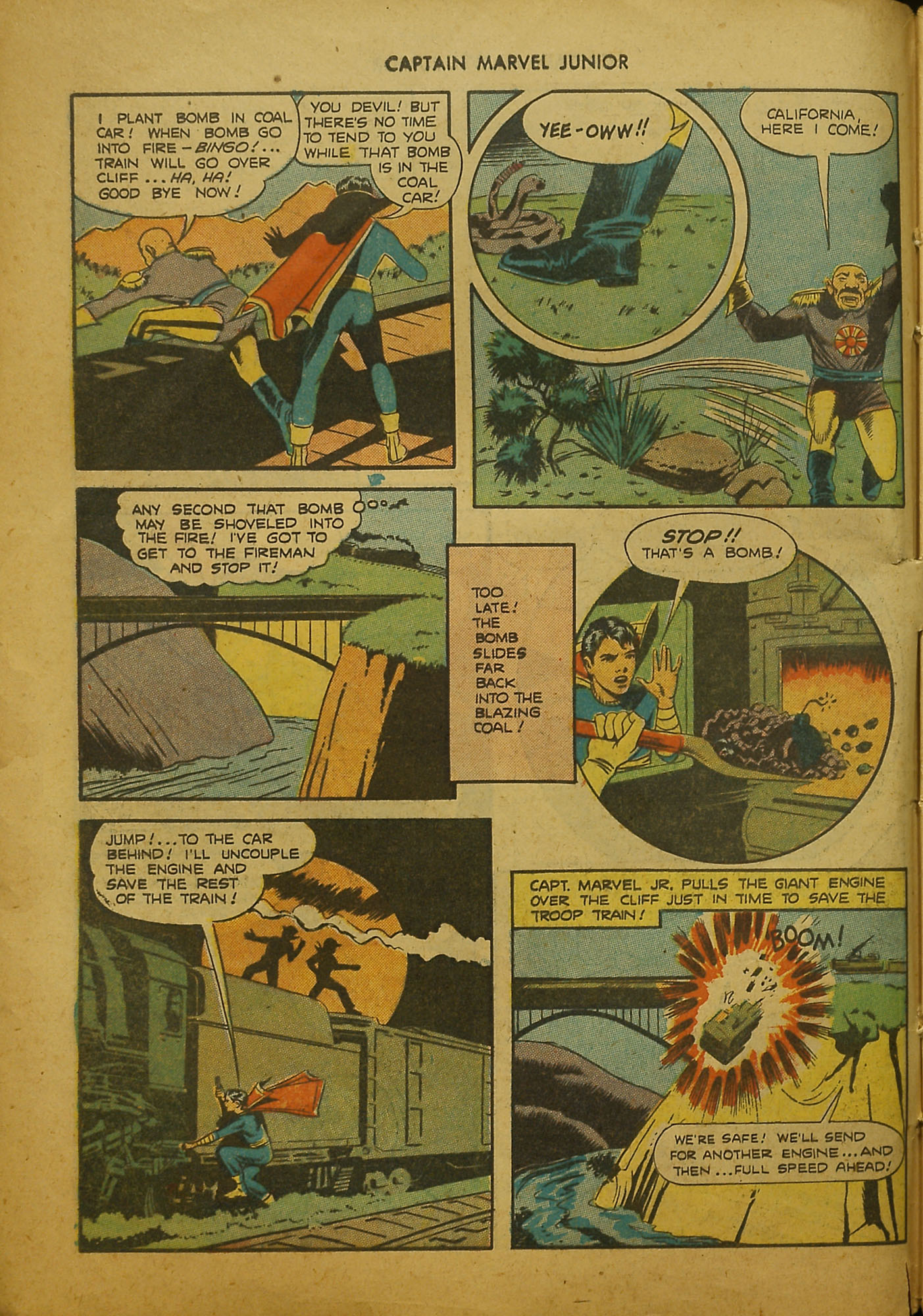 Read online Captain Marvel, Jr. comic -  Issue #19 - 8