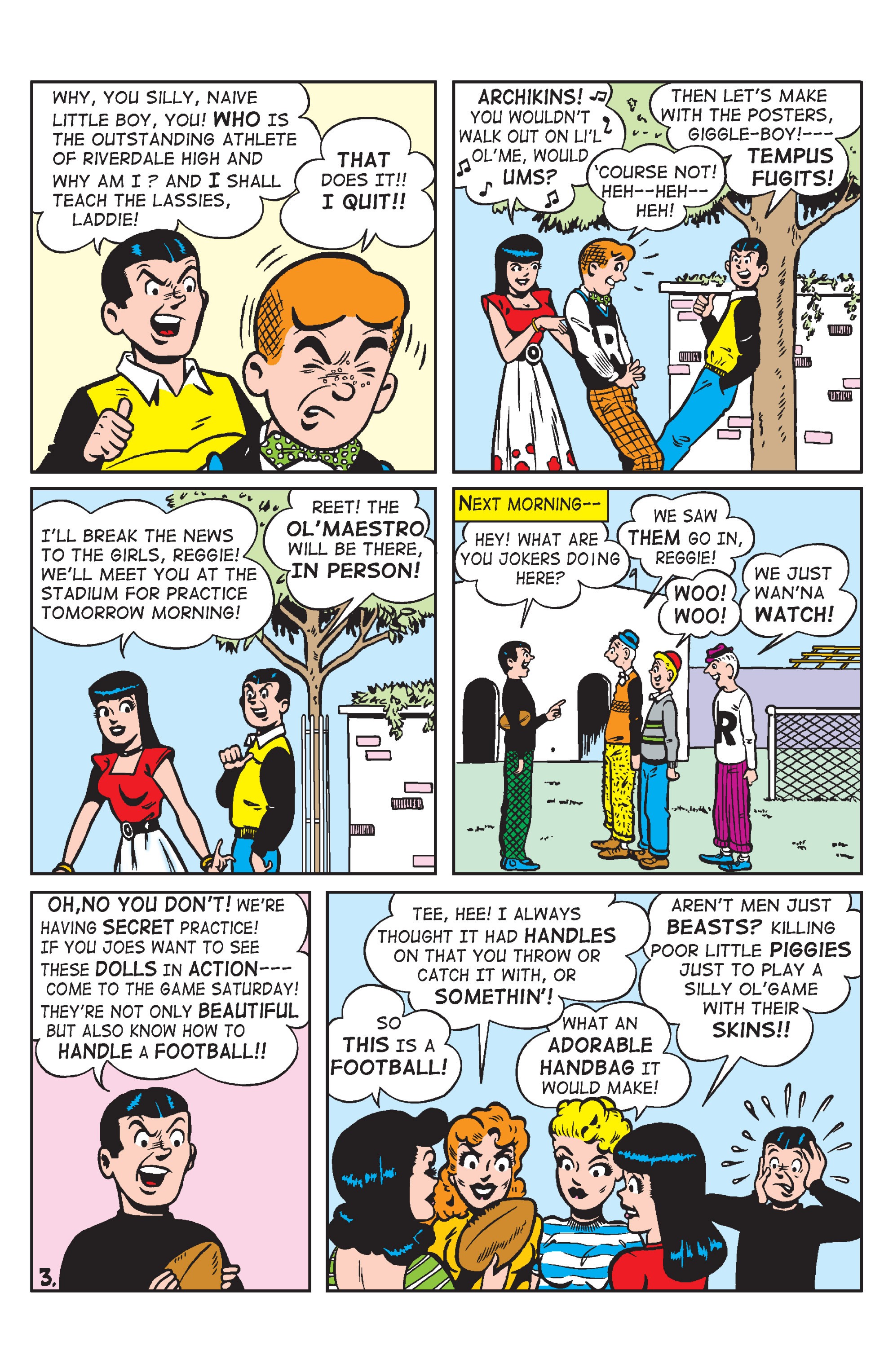 Read online Archie's Rival Reggie comic -  Issue #1 - 4