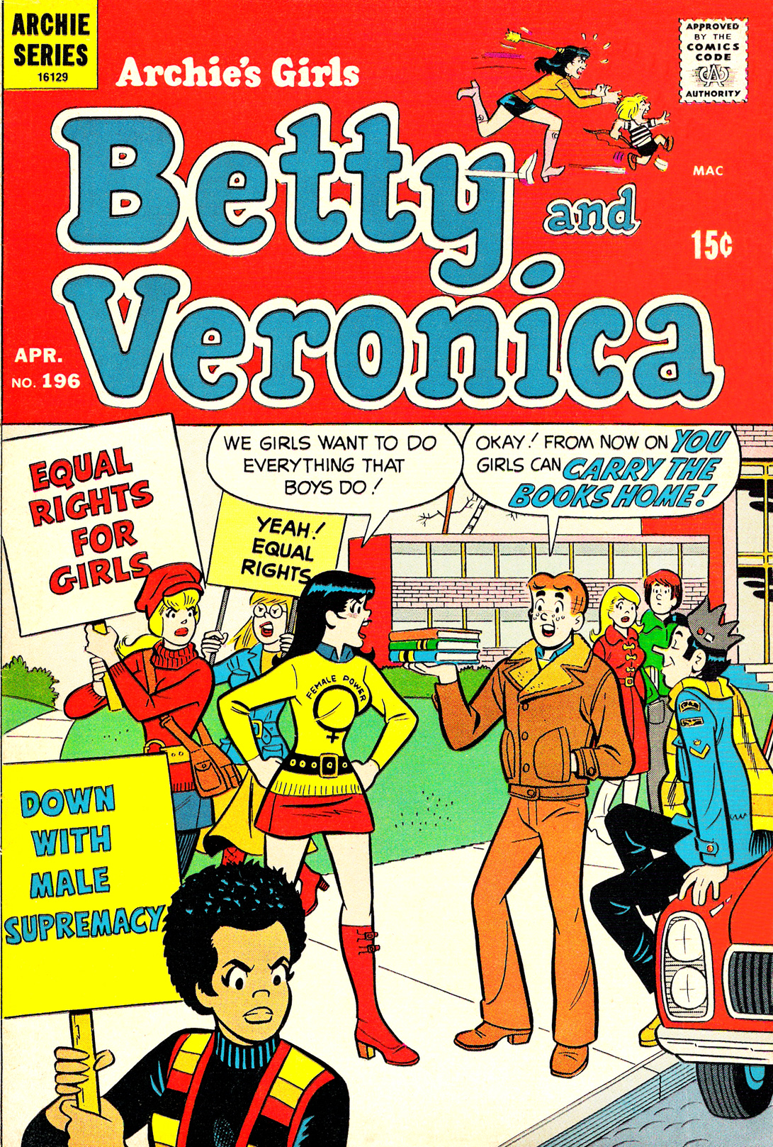 Read online Archie's Girls Betty and Veronica comic -  Issue #196 - 1