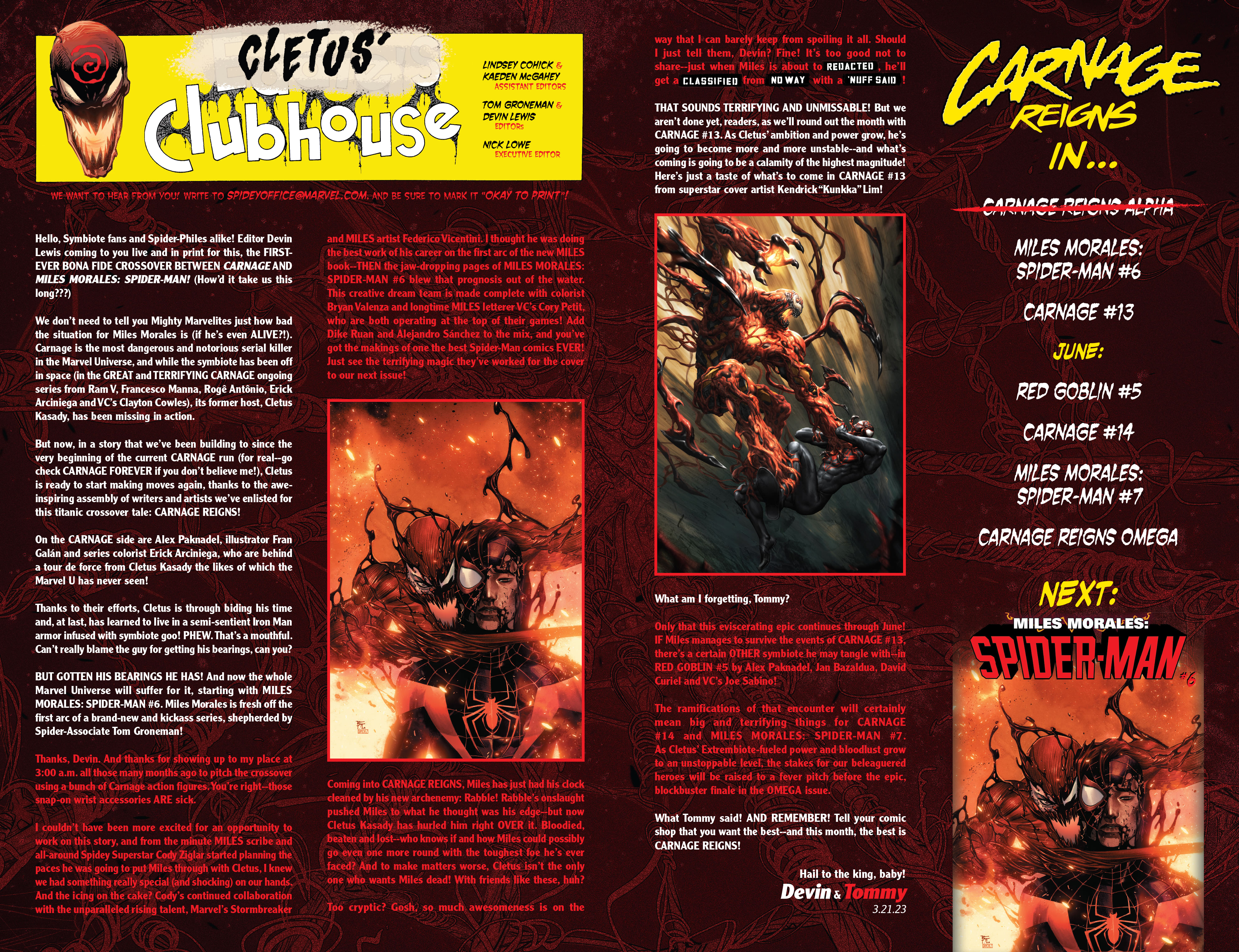 Read online Carnage Reigns: Alpha comic -  Issue #1 - 32