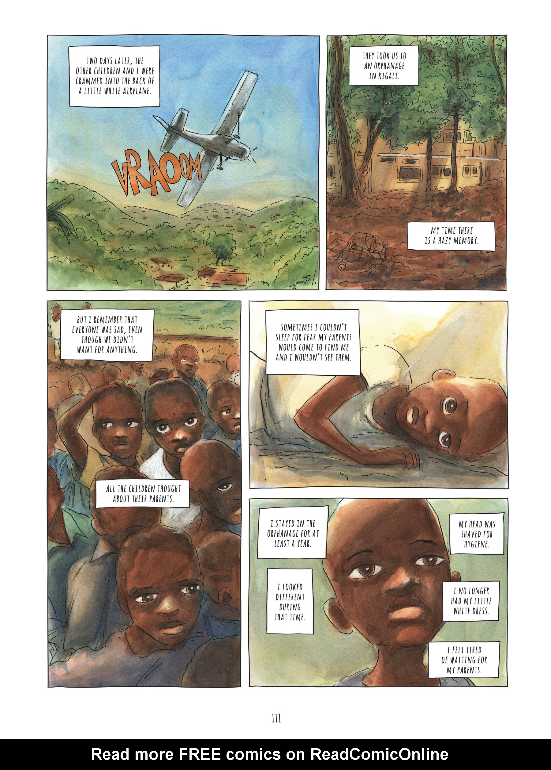 Read online Alice on the Run: One Child's Journey Through the Rwandan Civil War comic -  Issue # TPB - 110