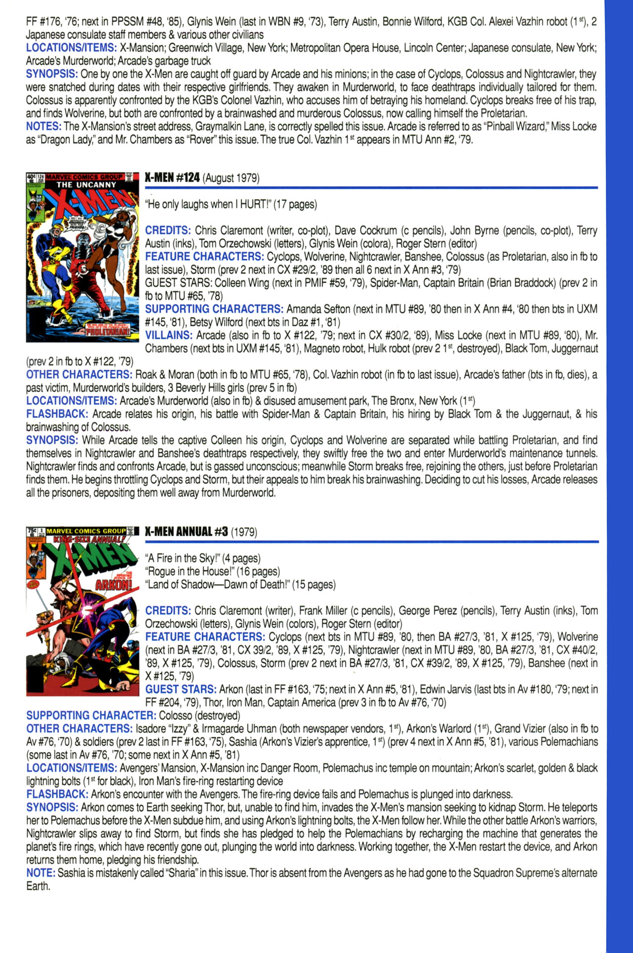 Read online Official Index to the Marvel Universe comic -  Issue #3 - 53