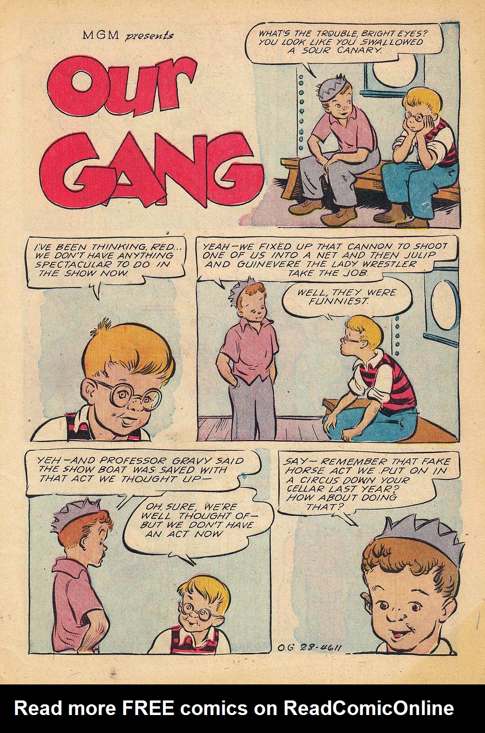 Read online Our Gang Comics comic -  Issue #28 - 3