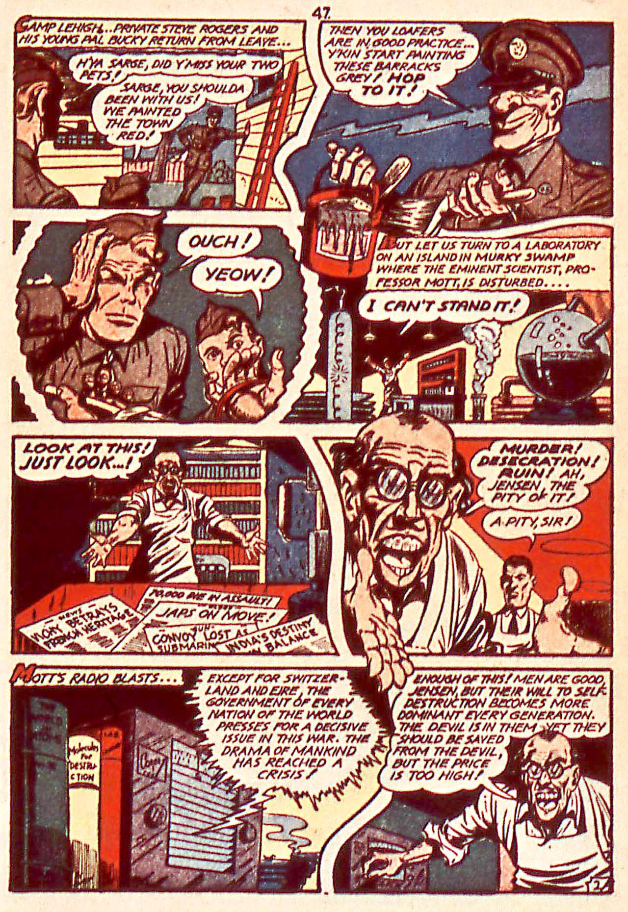 Read online Captain America Comics comic -  Issue #17 - 49