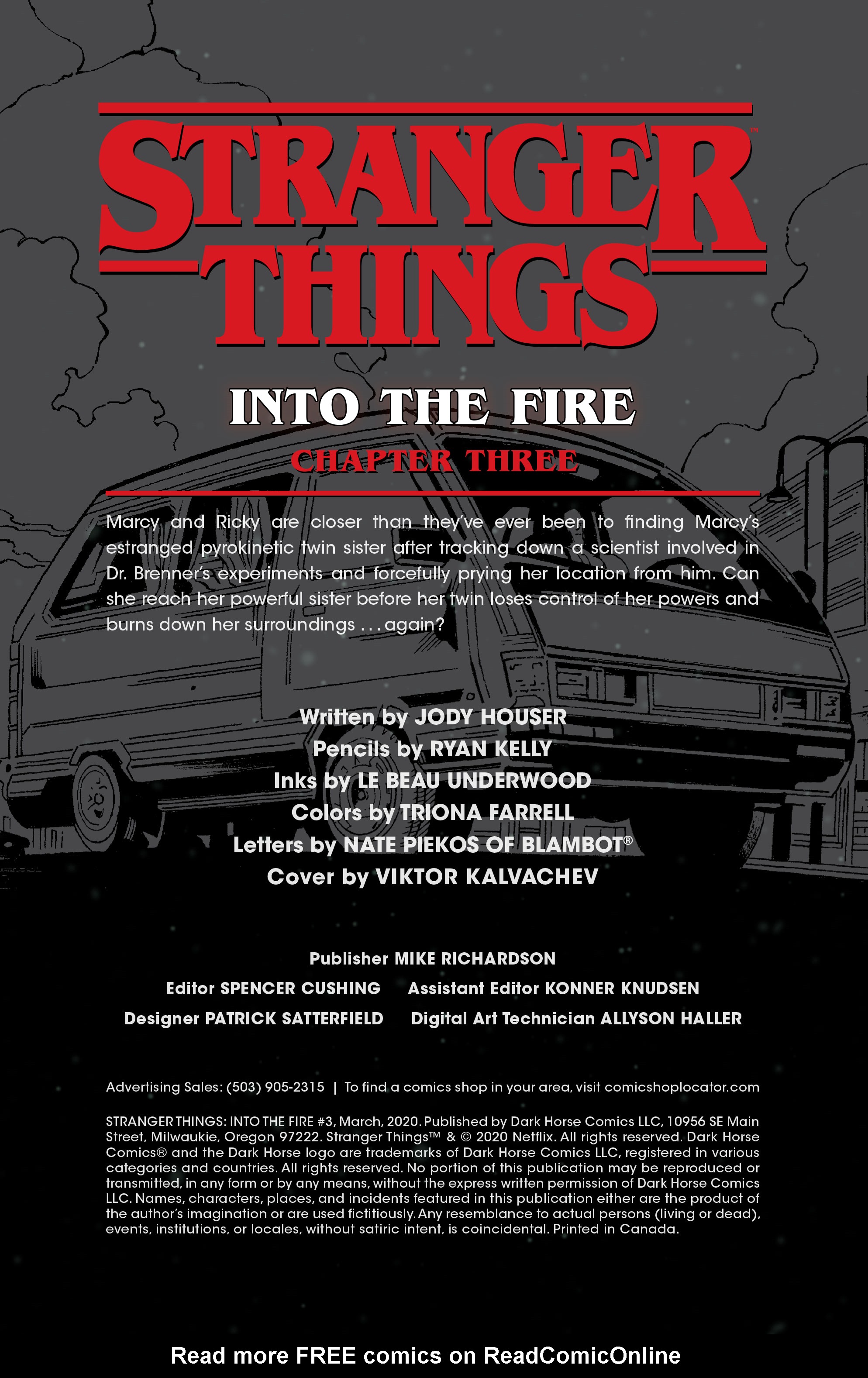 Read online Stranger Things: Into the Fire comic -  Issue #3 - 2