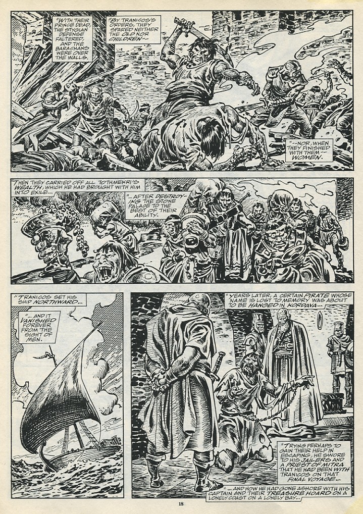 Read online The Savage Sword Of Conan comic -  Issue #196 - 20