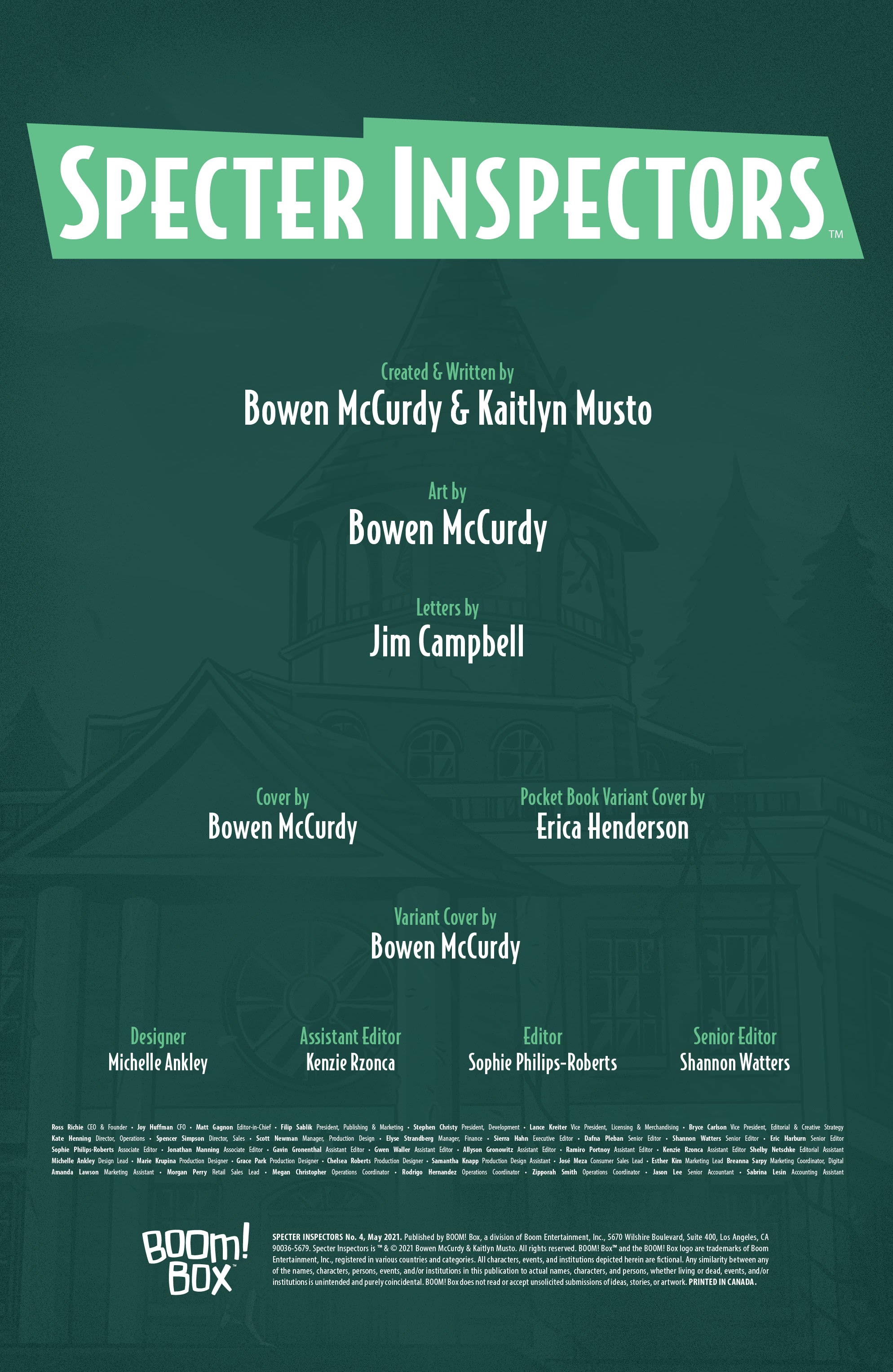 Read online Specter Inspectors comic -  Issue #4 - 2