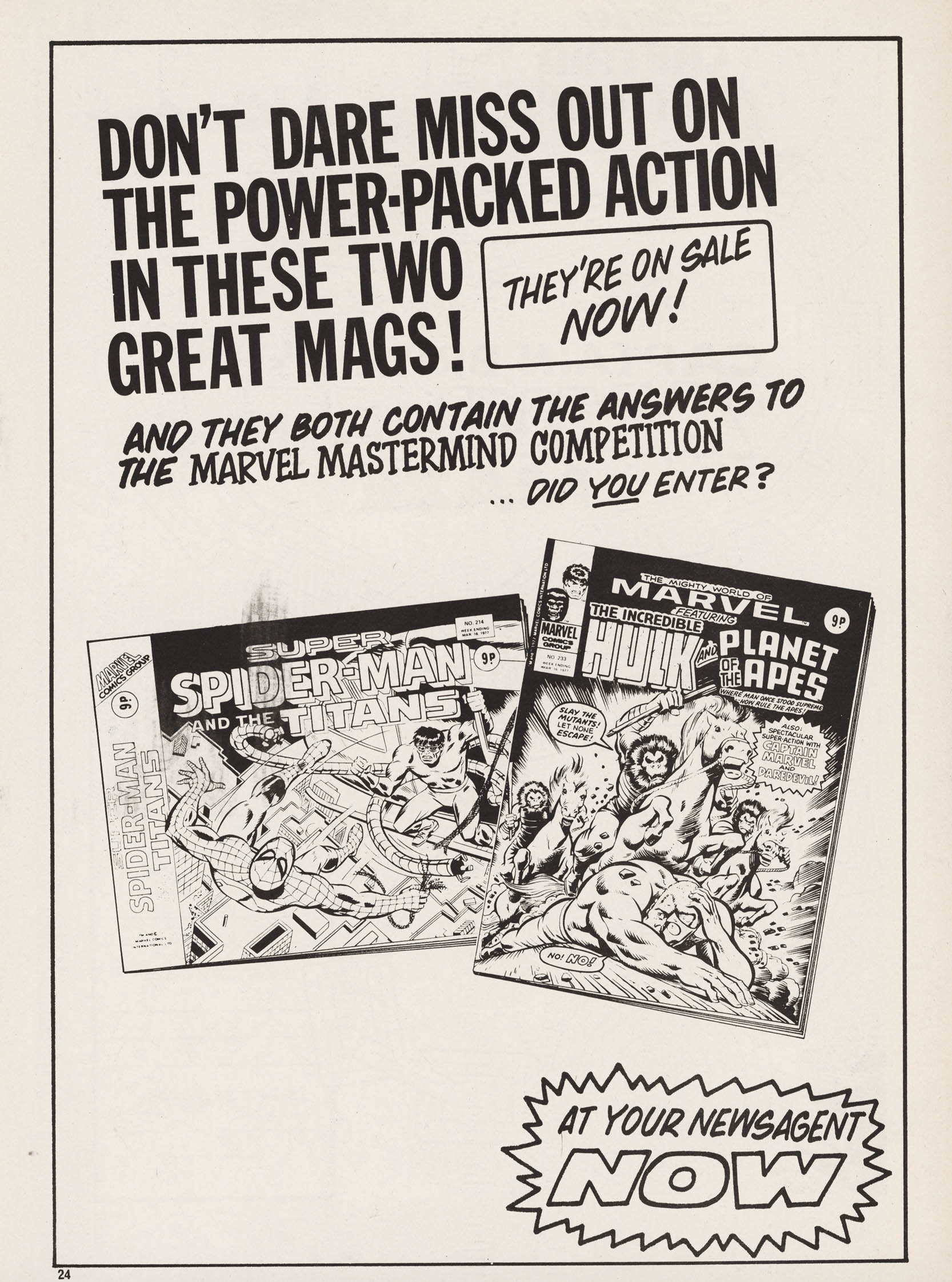 Read online Captain Britain (1976) comic -  Issue #23 - 23