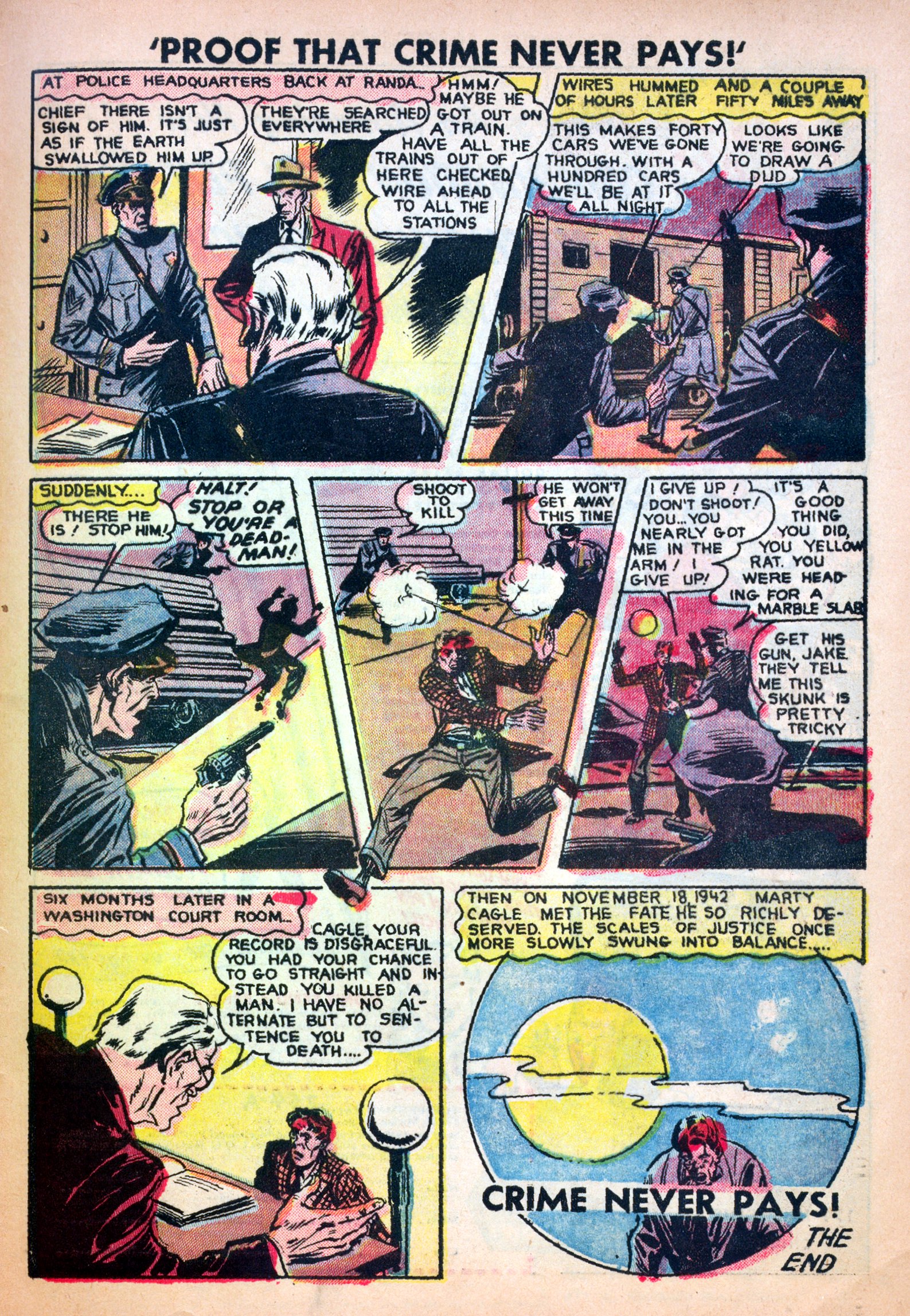 Read online Murder Incorporated (1948) comic -  Issue #7 - 33