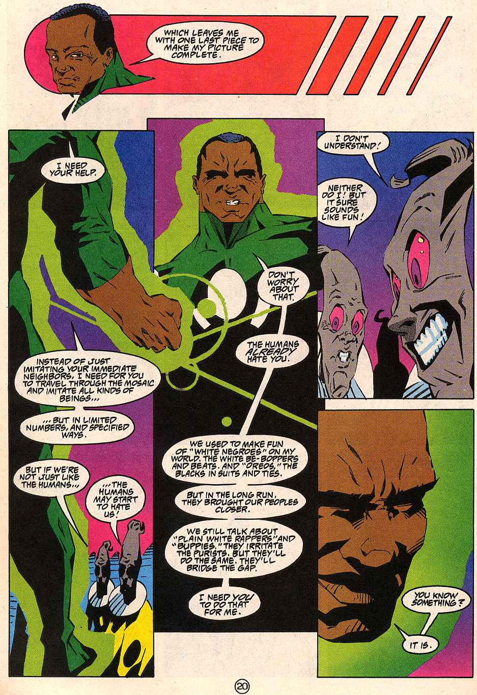 Read online Green Lantern: Mosaic comic -  Issue #8 - 19