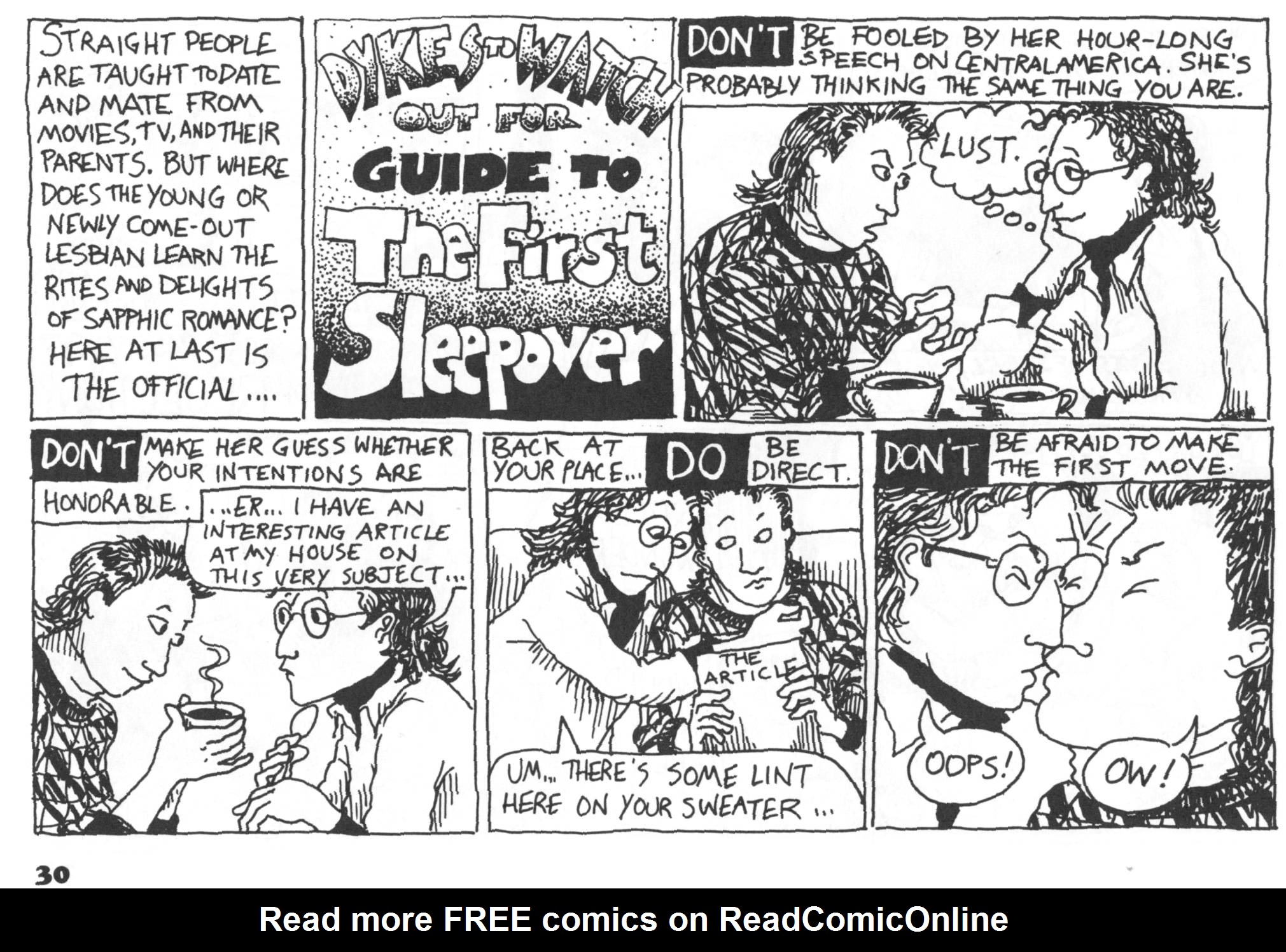 Read online Dykes to Watch Out For comic -  Issue # TPB 1 - 30