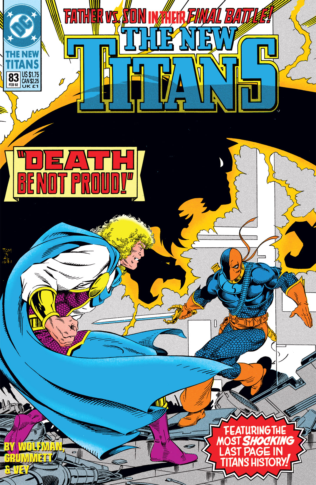 Read online The New Titans (1988) comic -  Issue #83 - 1