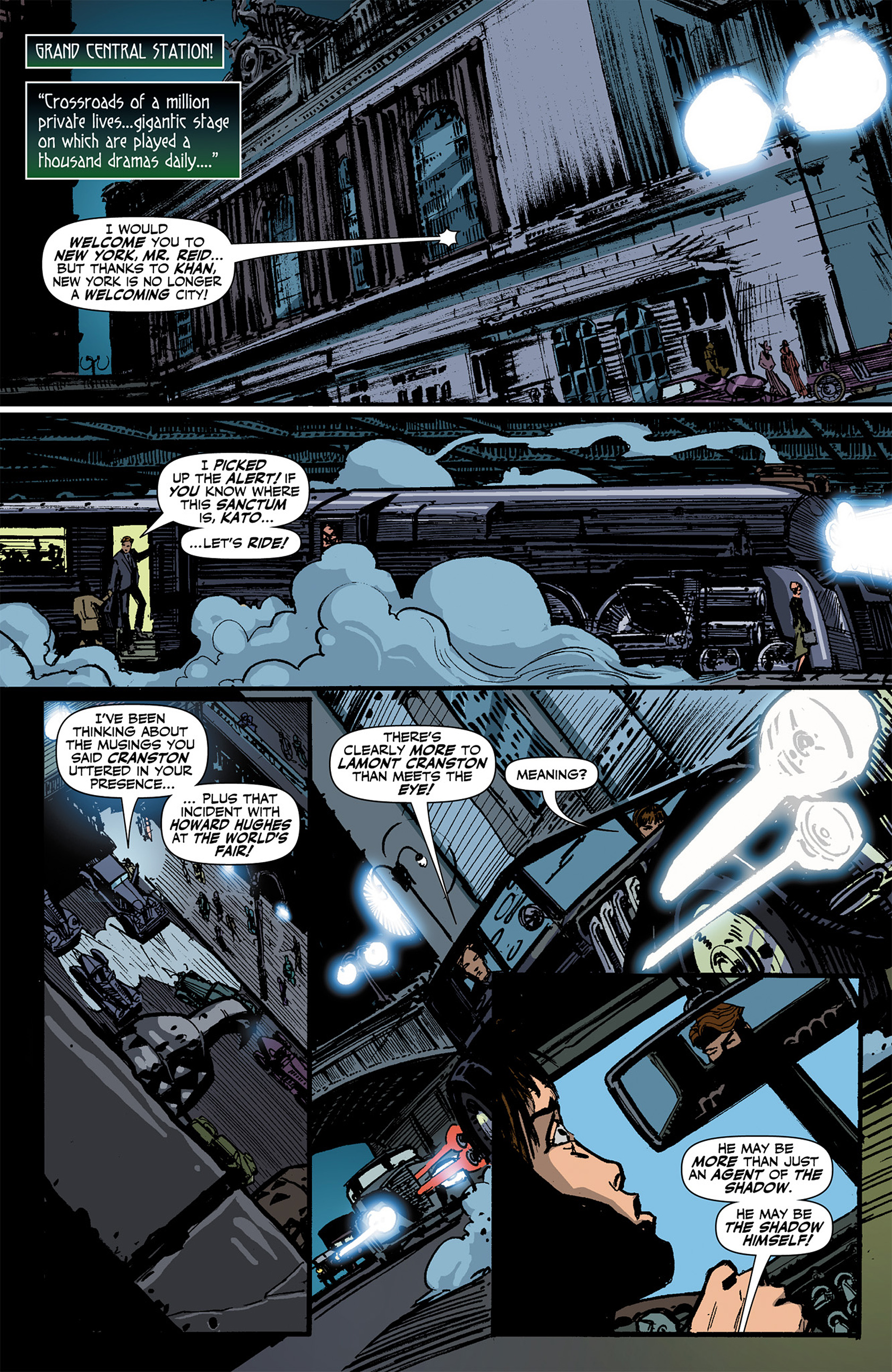 Read online The Shadow/Green Hornet: Dark Nights comic -  Issue #4 - 9