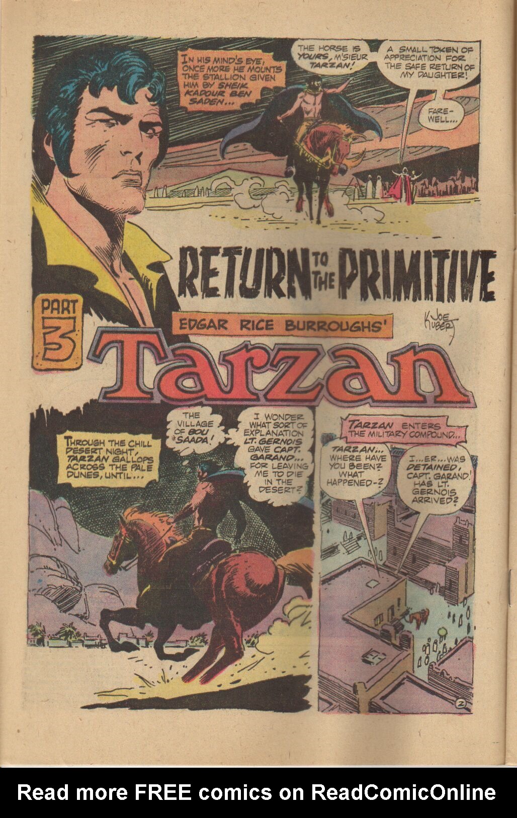 Read online Tarzan (1972) comic -  Issue #221 - 3