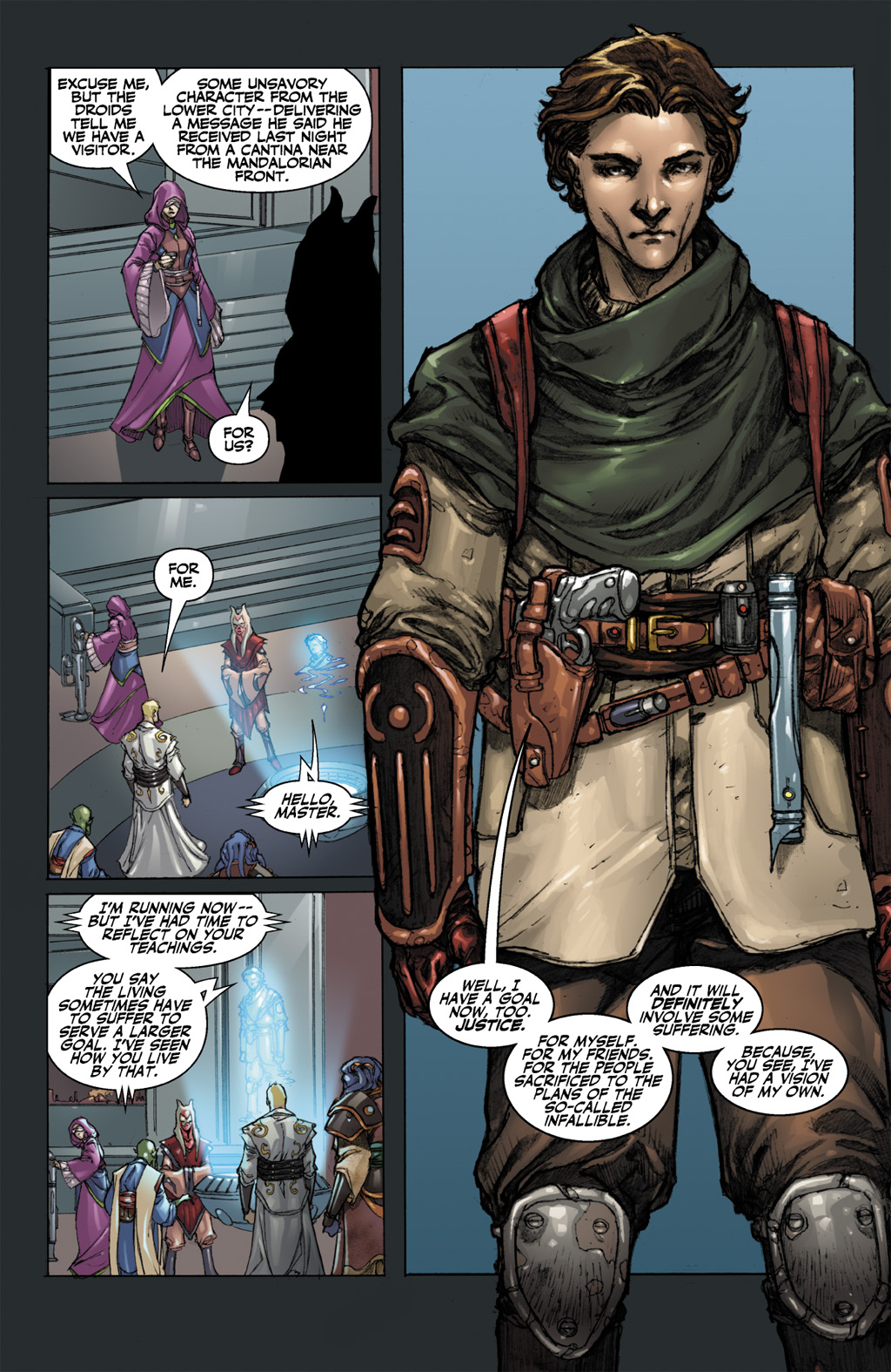 Read online Star Wars: Knights Of The Old Republic comic -  Issue #6 - 21