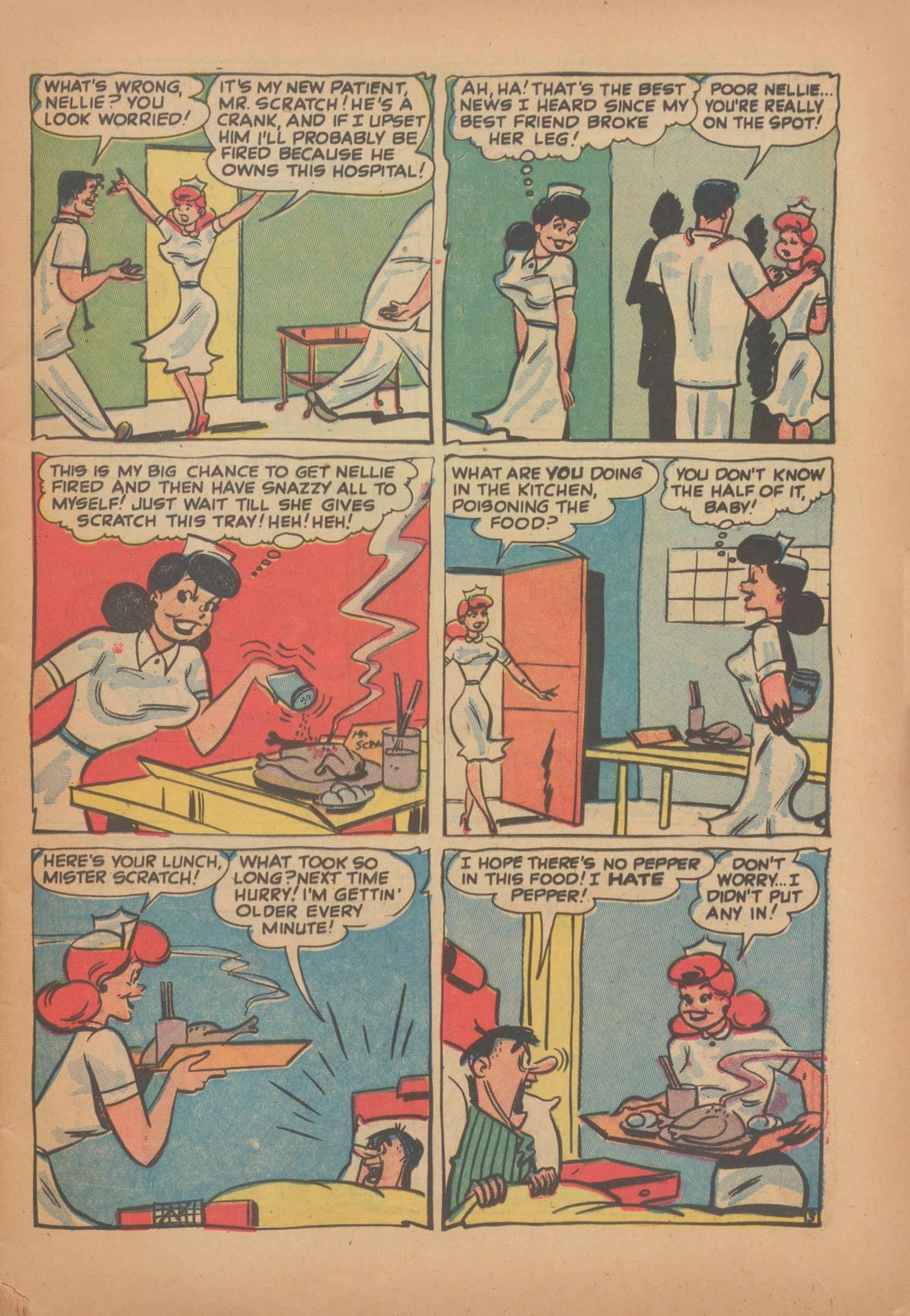 Read online Nellie The Nurse (1945) comic -  Issue #29 - 5