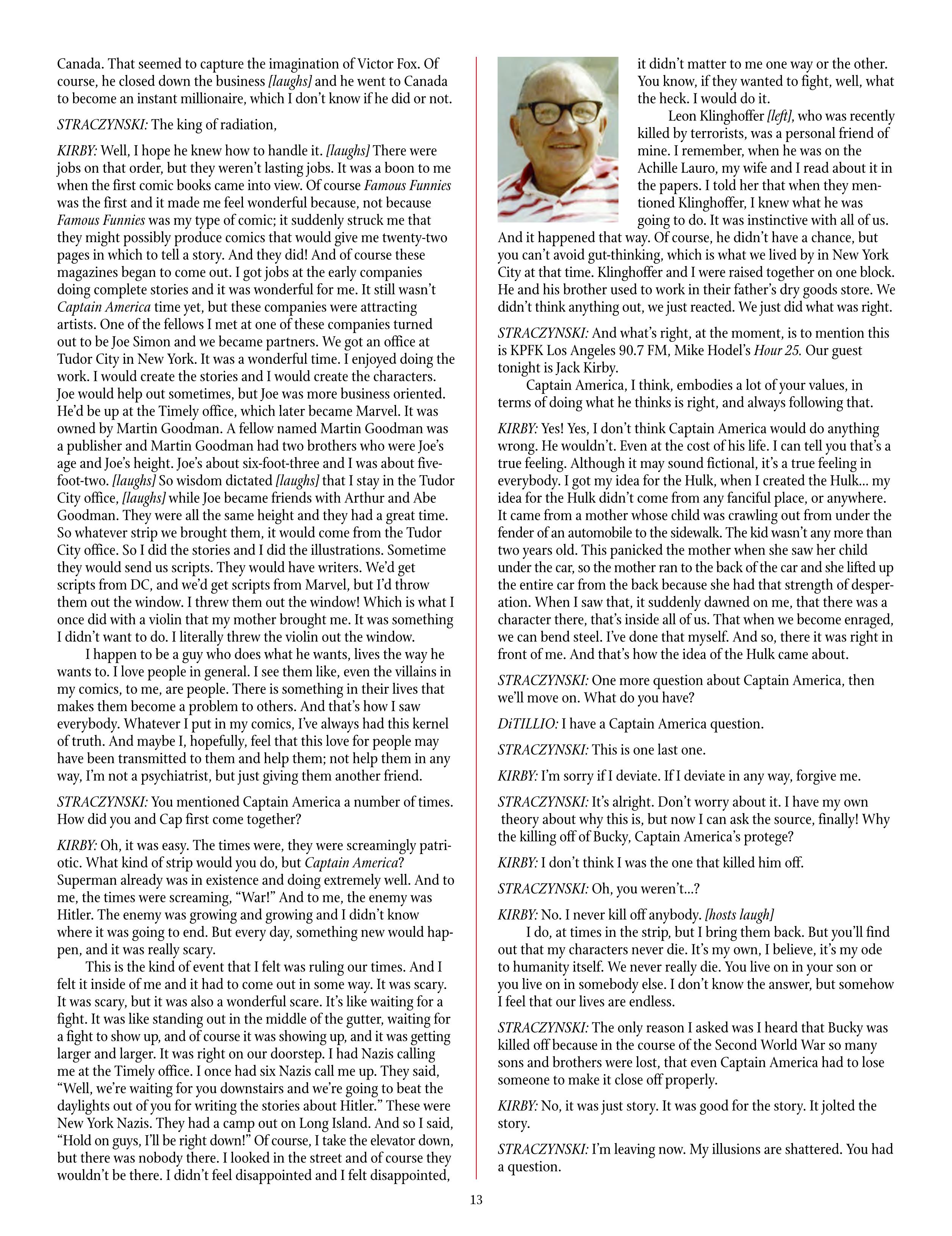 Read online The Jack Kirby Collector comic -  Issue #68 - 15