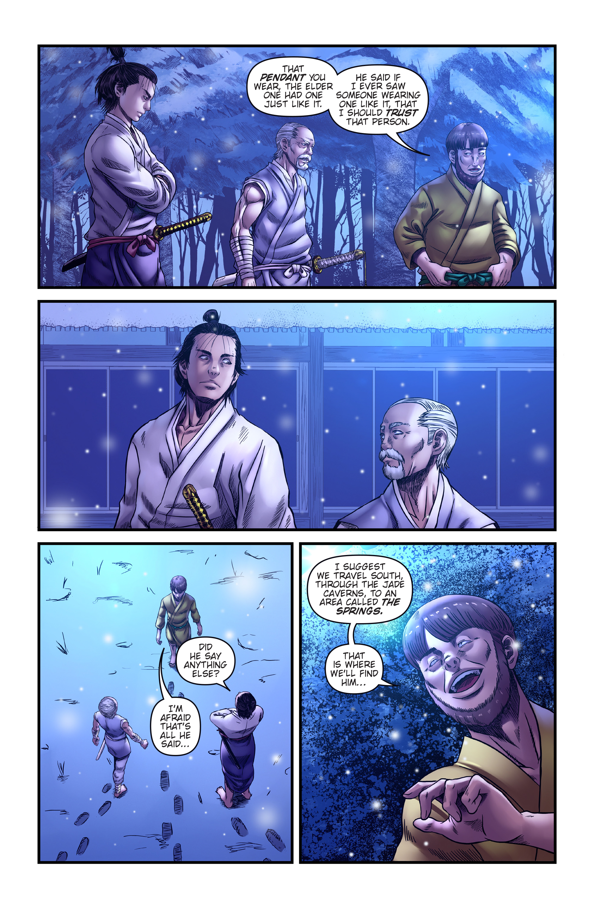 Read online Honor and Curse comic -  Issue #5 - 12