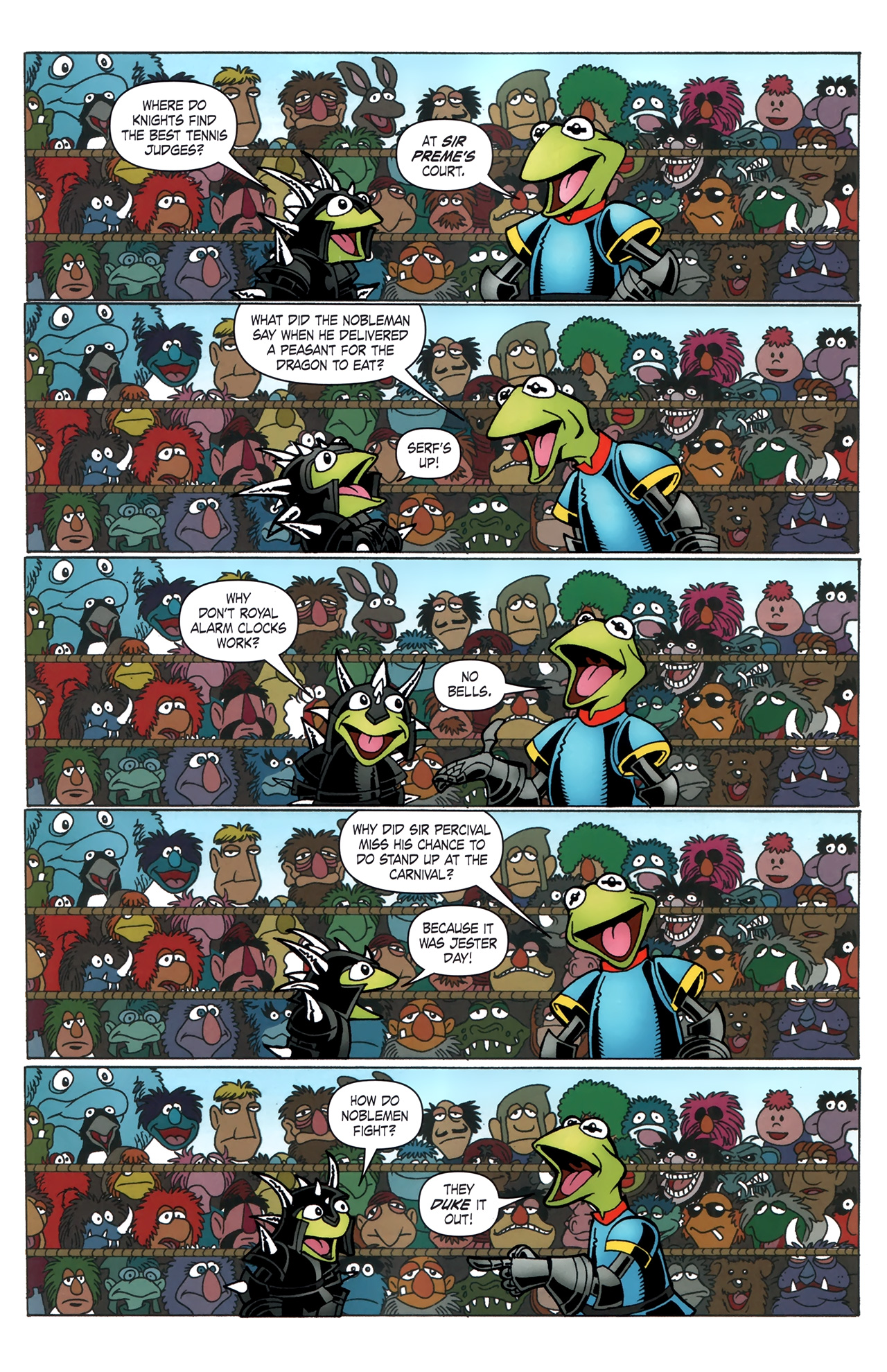 Read online Muppet King Arthur comic -  Issue #4 - 12