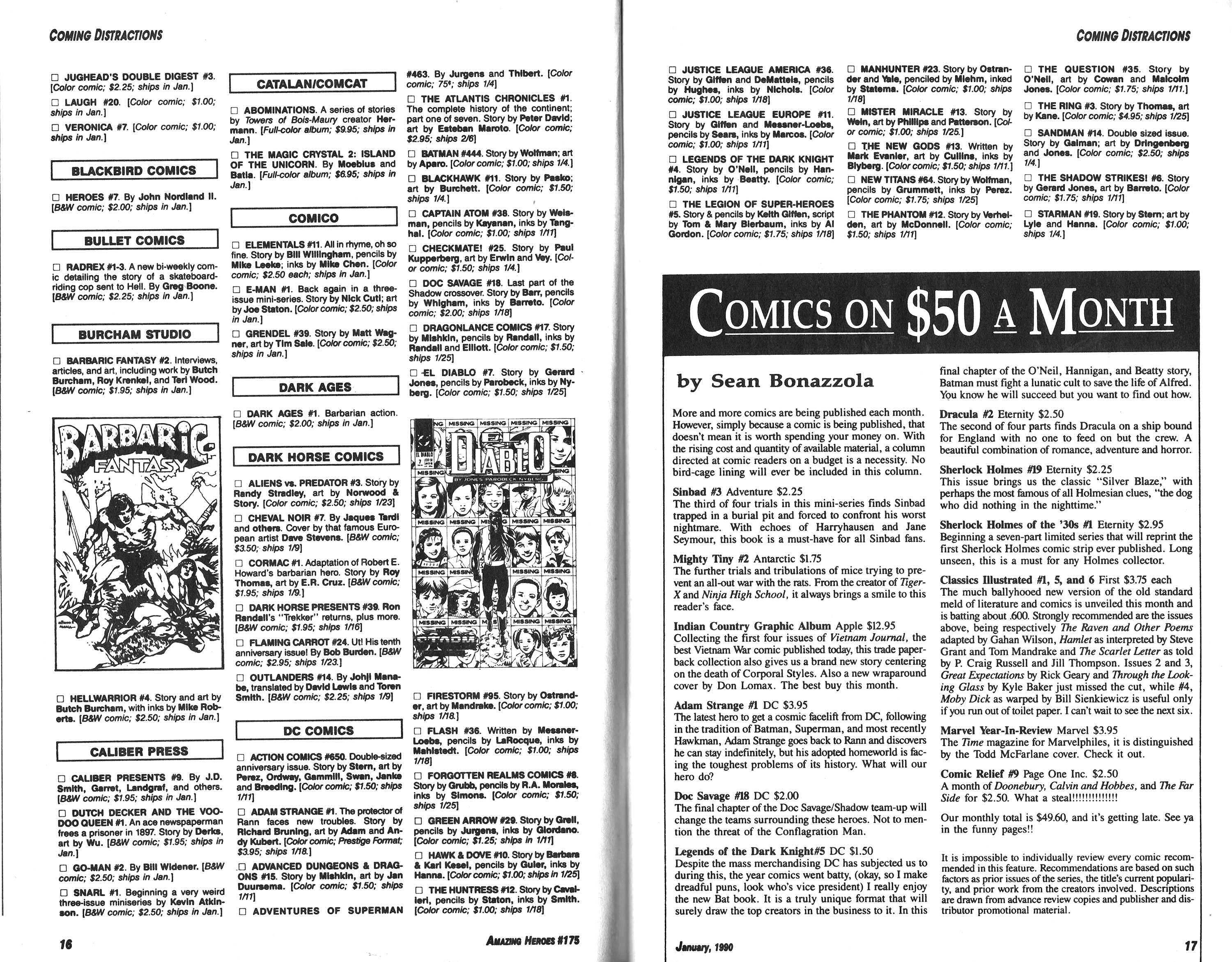 Read online Amazing Heroes comic -  Issue #175 - 9