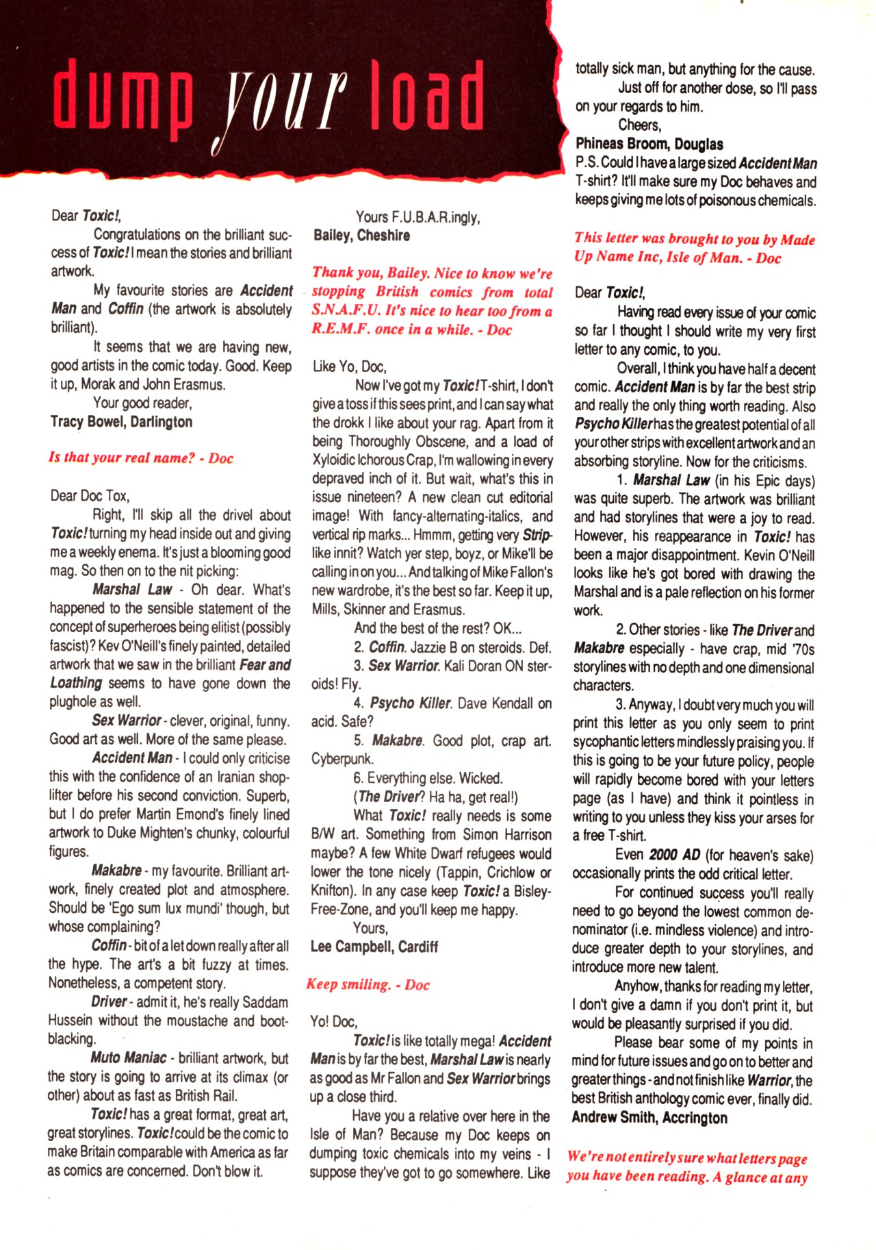 Read online Toxic! comic -  Issue #25 - 34