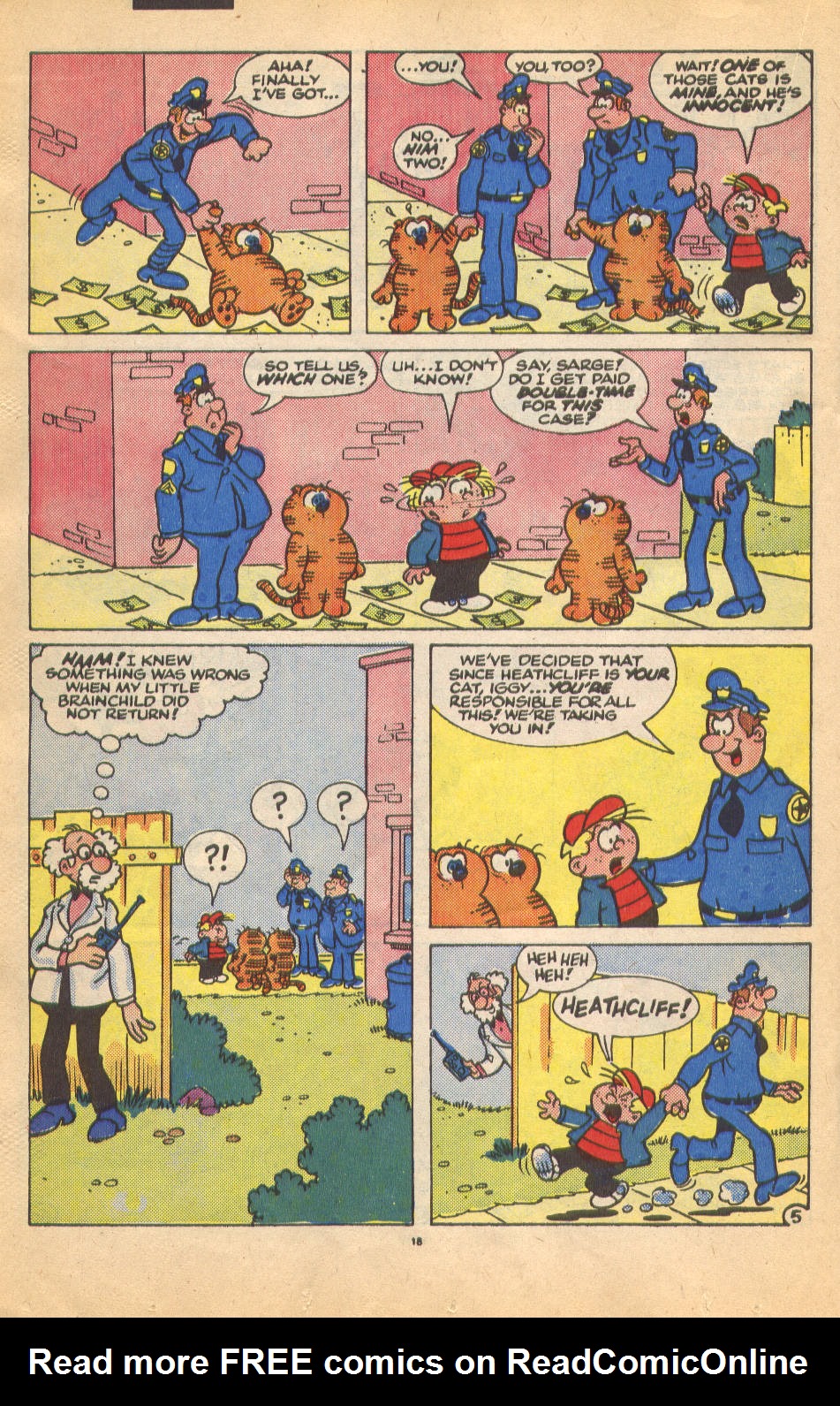Read online Heathcliff's Funhouse comic -  Issue #7 - 15