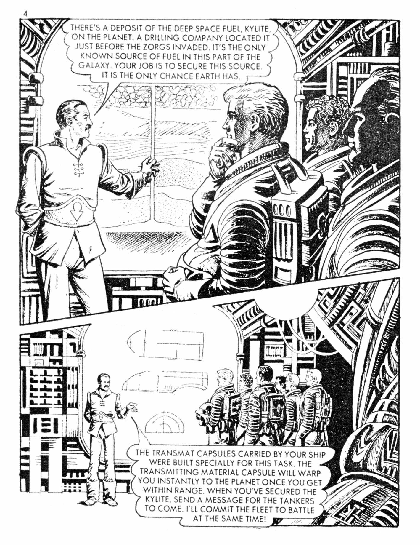 Read online Starblazer comic -  Issue #147 - 4