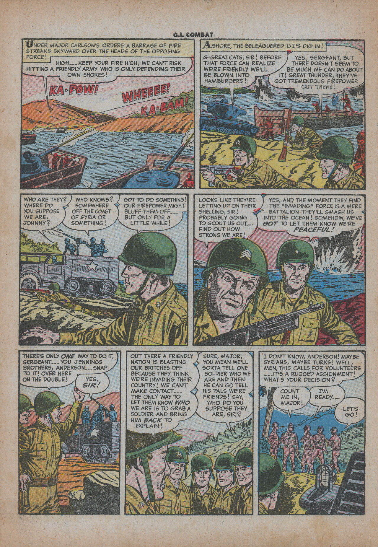 Read online G.I. Combat (1952) comic -  Issue #24 - 7