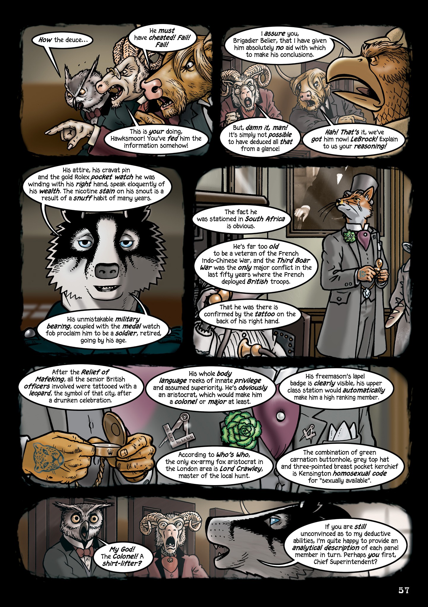 Read online Grandville Force Majeur comic -  Issue # TPB (Part 1) - 59