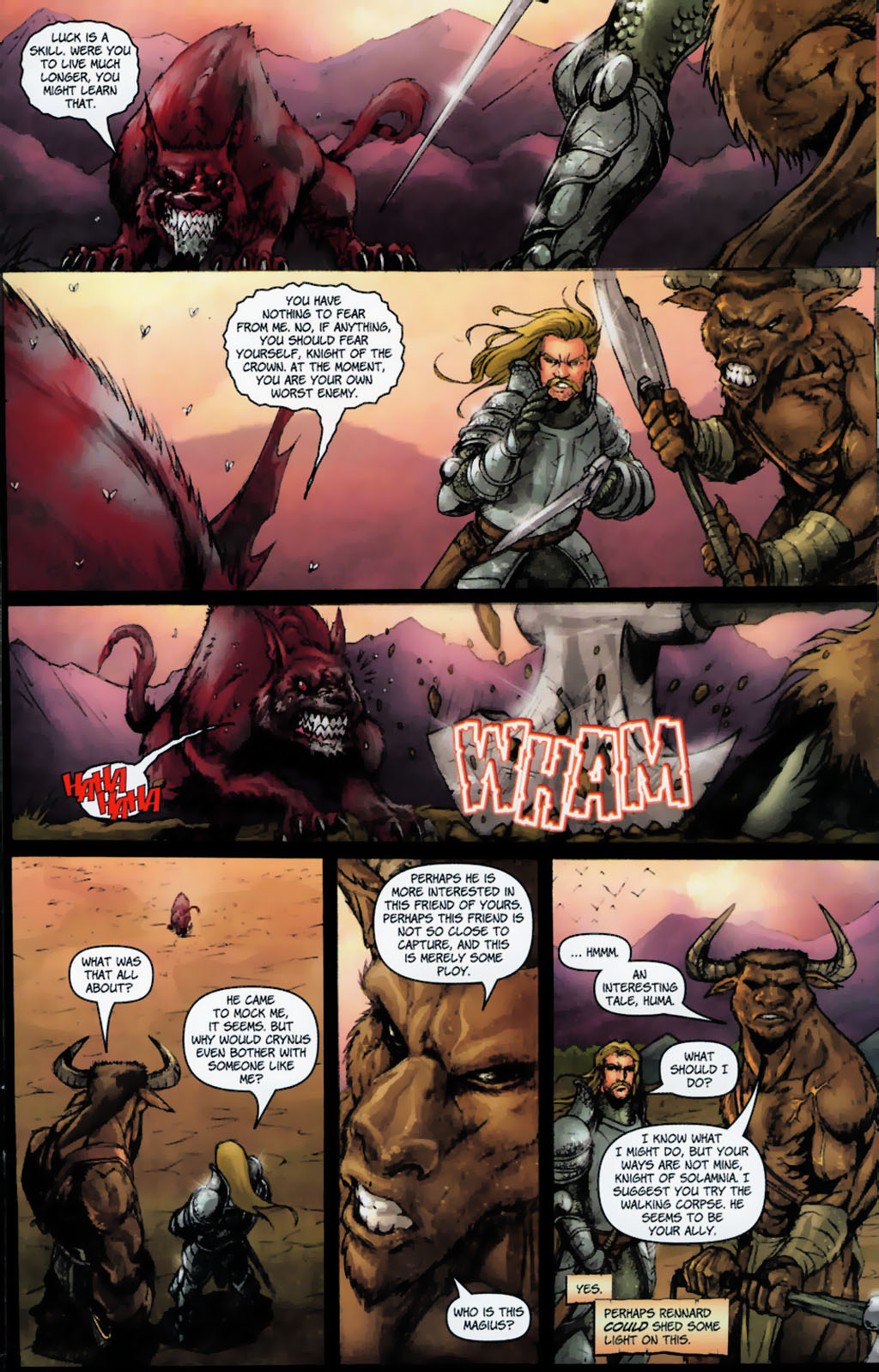 Read online Dragonlance: The Legend of Huma comic -  Issue #4 - 11