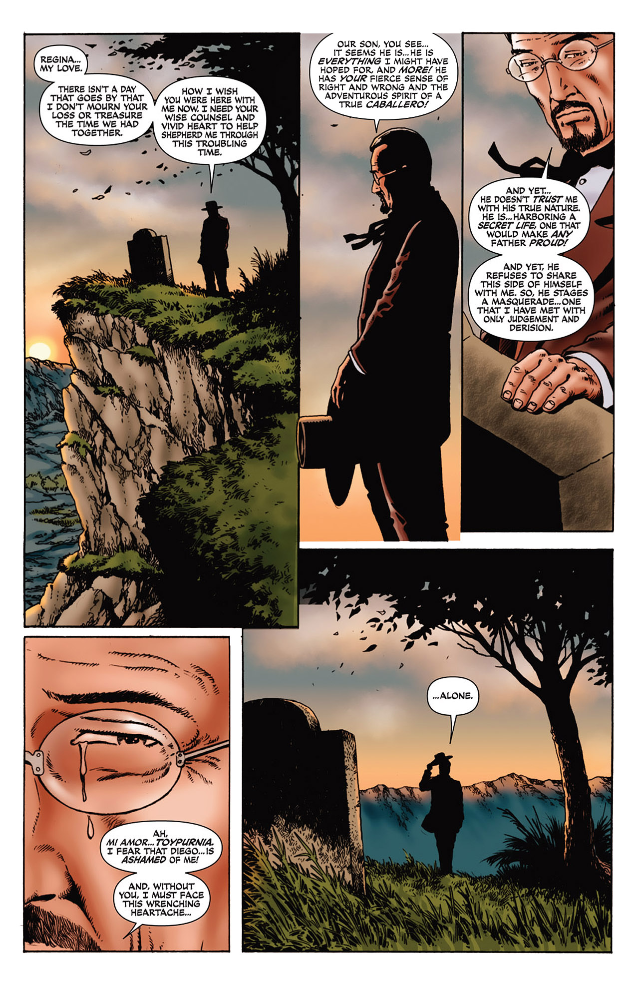 Read online Zorro Rides Again comic -  Issue #2 - 9